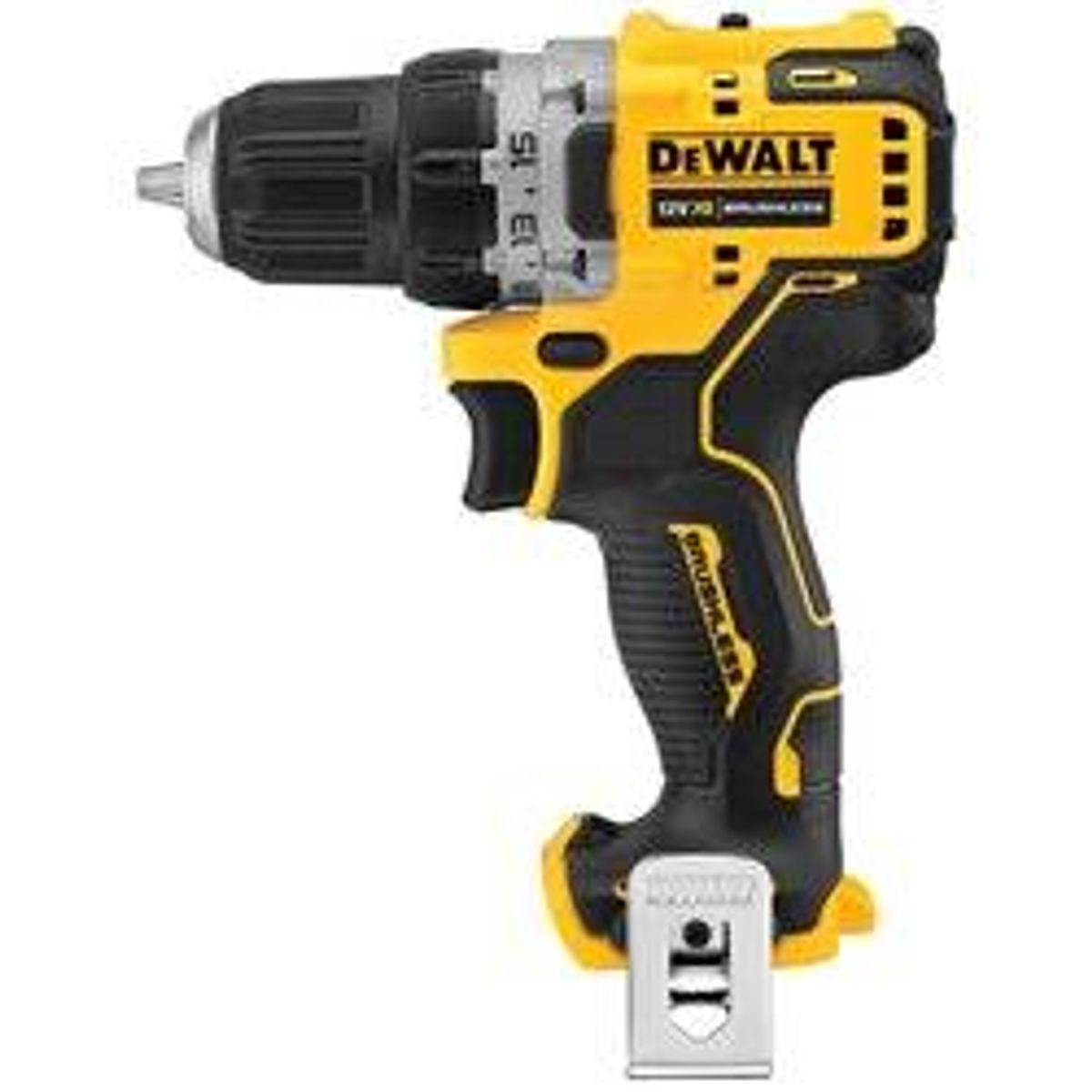 DeWalt 12V XR kulløs superkompakt boremaskine, ekskl. batteri/lader