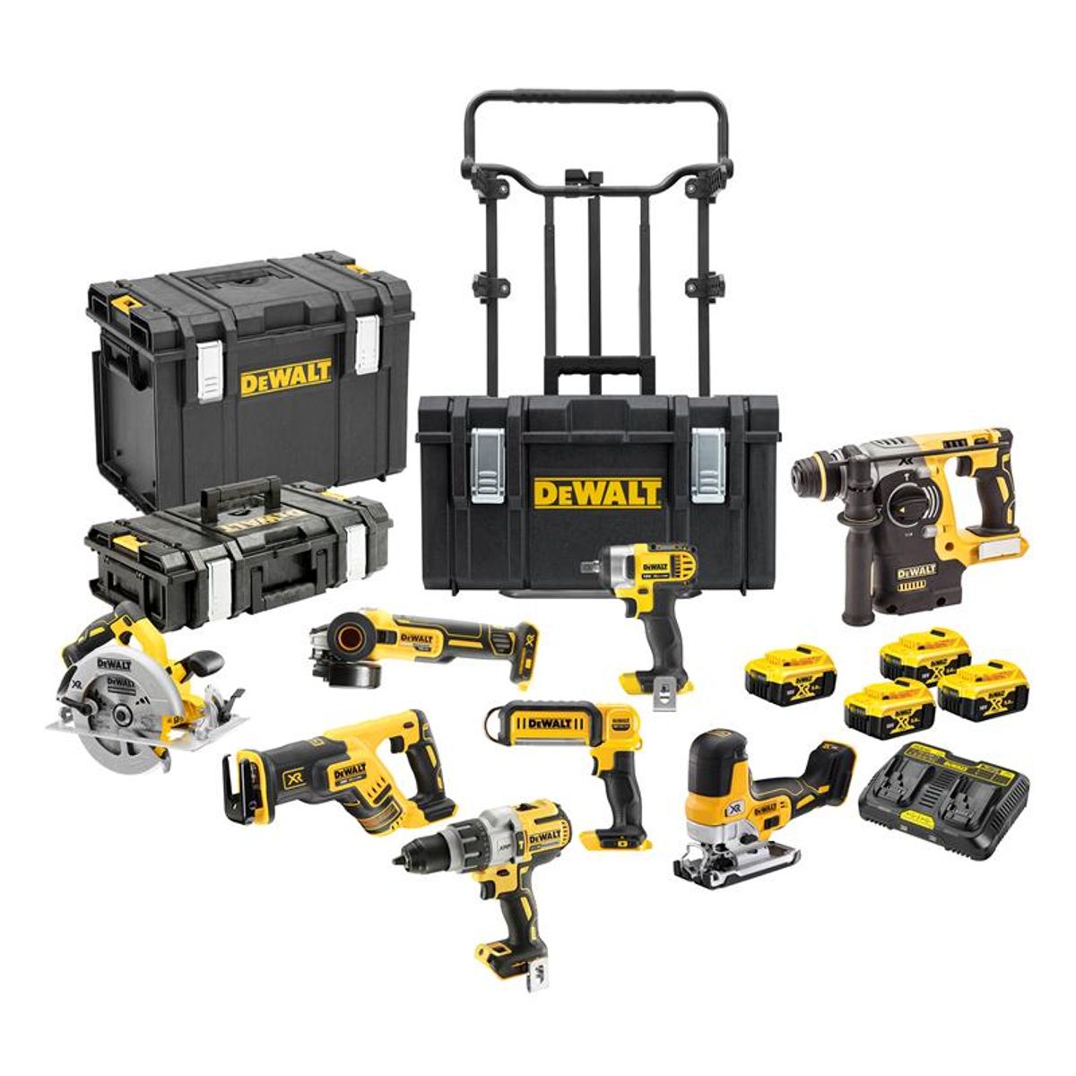 DEWALT 18V XR 8 sæt i TSTAKS