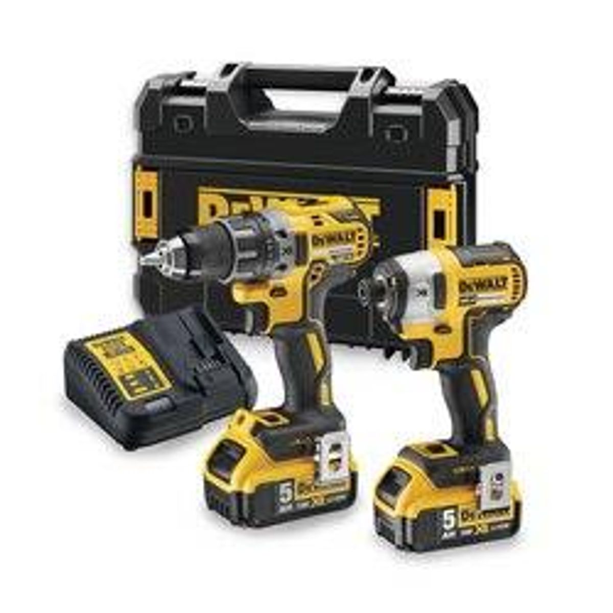 DeWalt 18V XR kulløs sæt, 2 X 5Ah