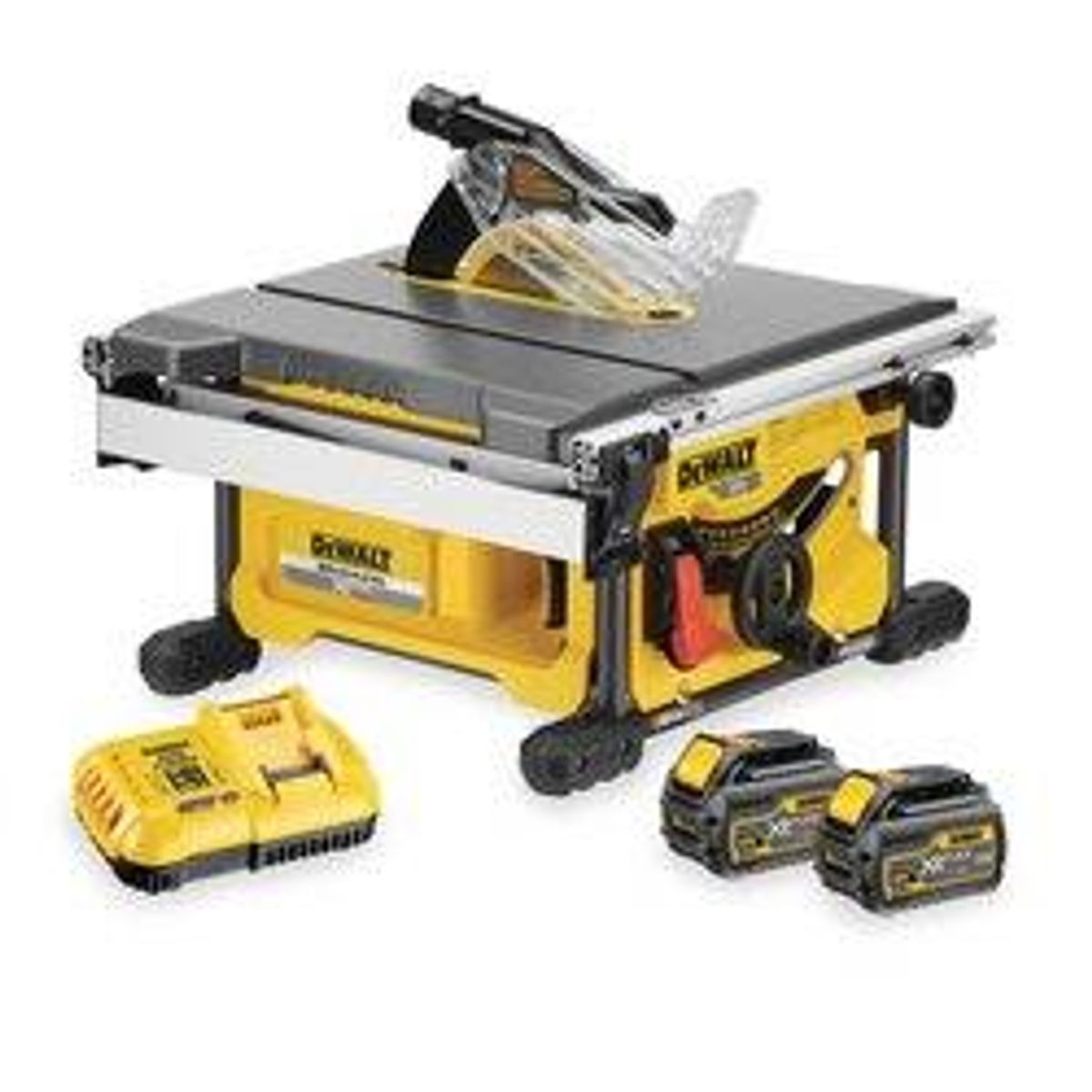 DeWalt 54V XR FLEXVOLT bordsav m. 2 batterier