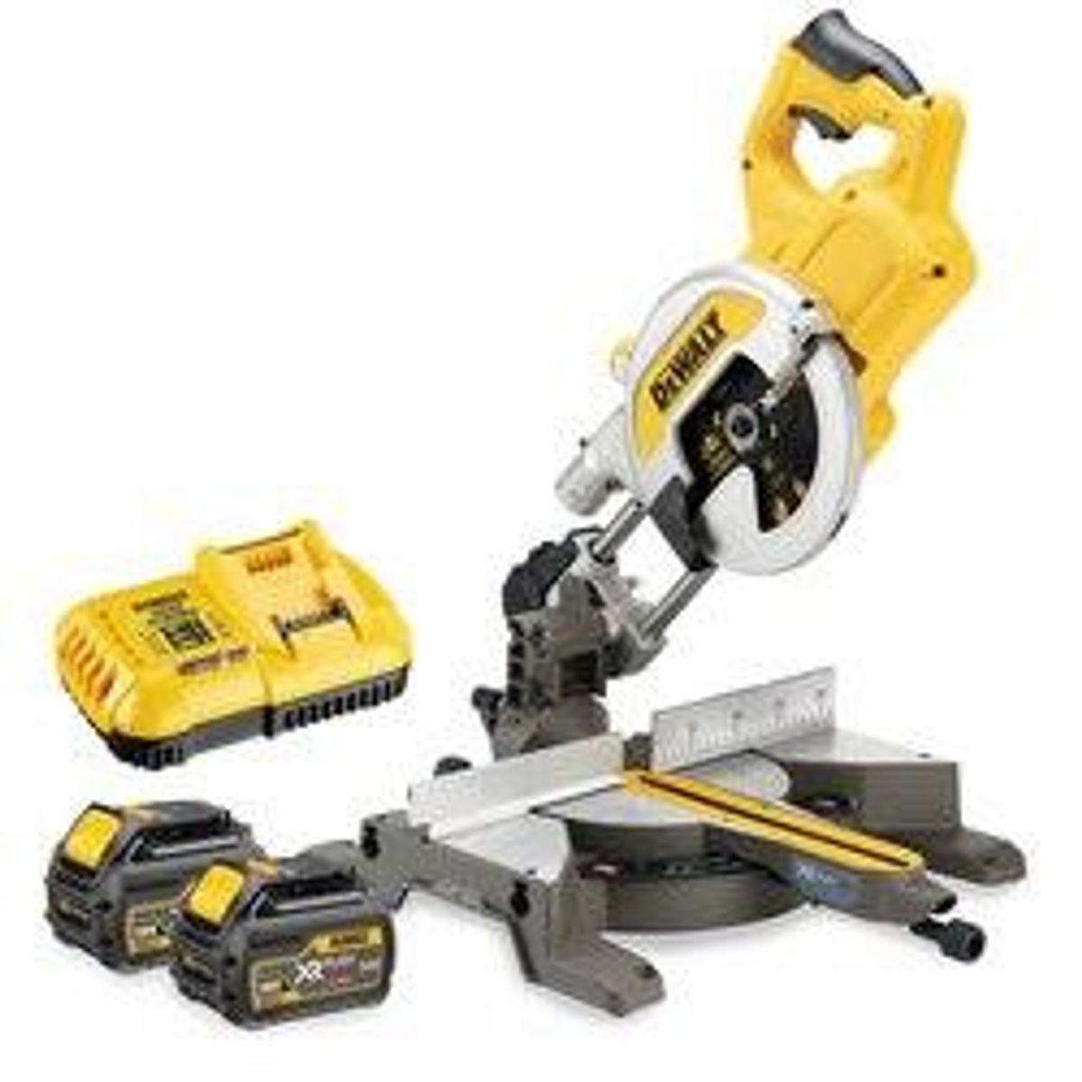 DeWalt 54V XR FLEXVOLT 216mm geringssav m. 2 batterier