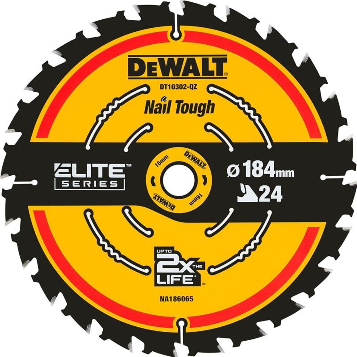 DeWalt 184 x 16mm 24T Extreme savklinge