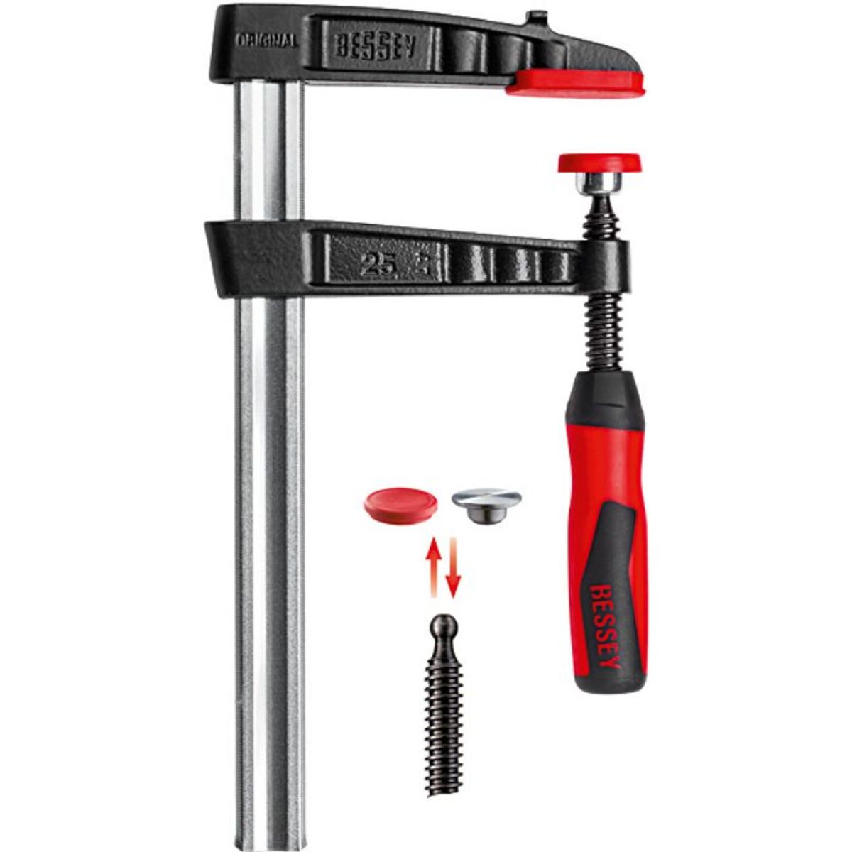 BESSEY 2K-Tvinge 12 x 6 cm