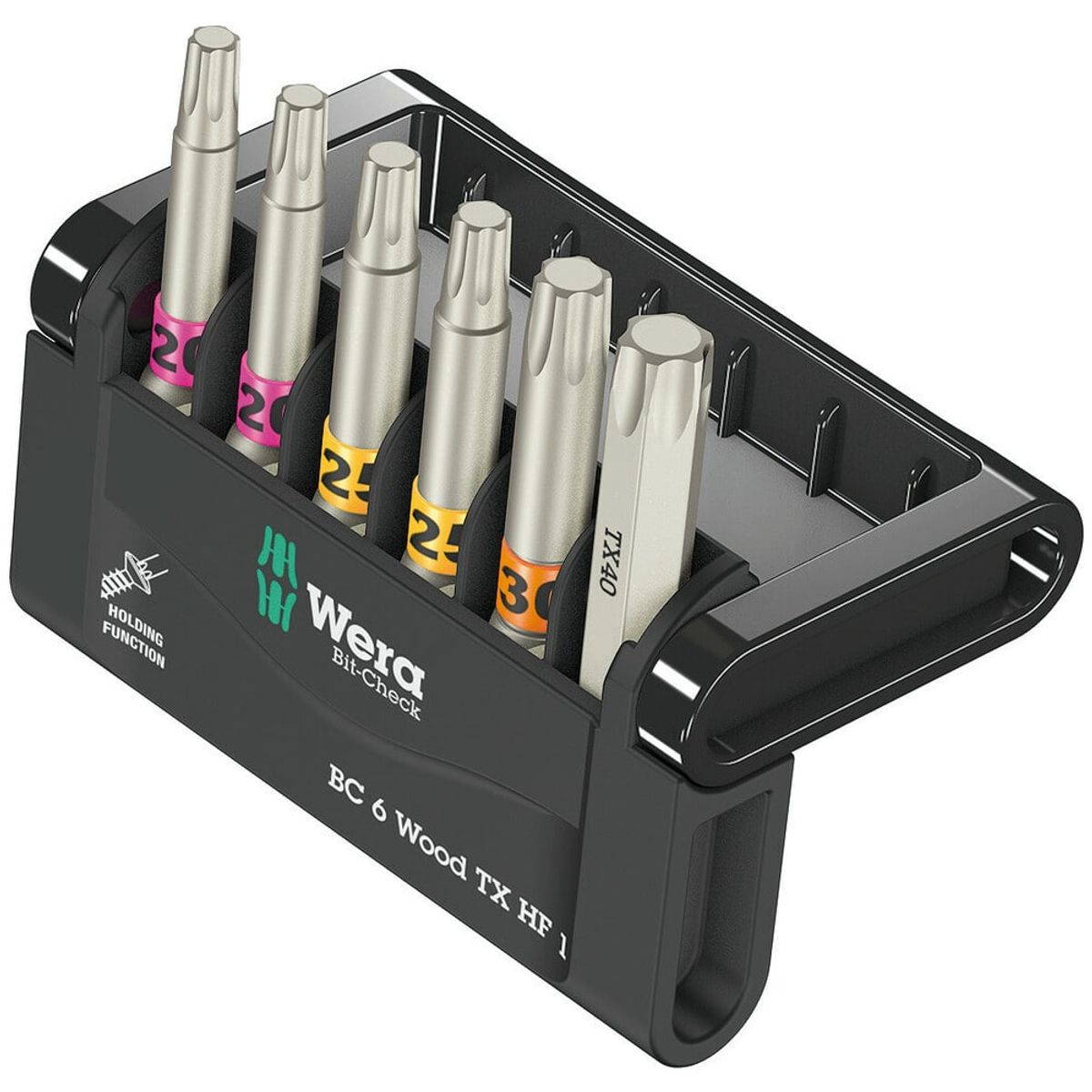 Wera Bitssæt Bit-Check 6 Wood TORX HF 1