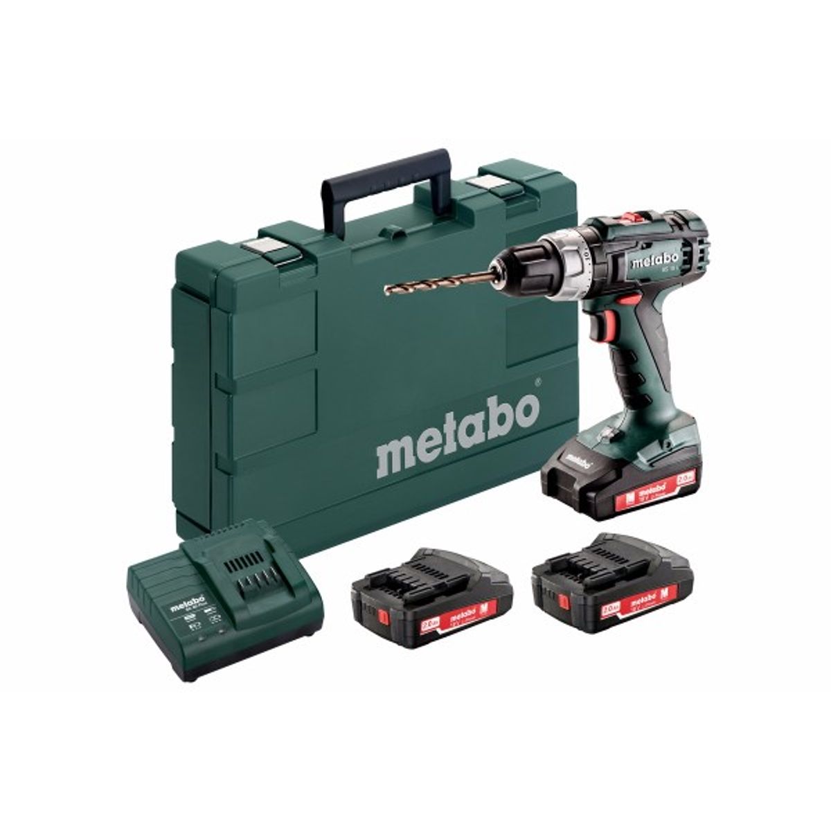 Metabo Akku Bore-/skruemaskine BS 18 L med 3 batterier