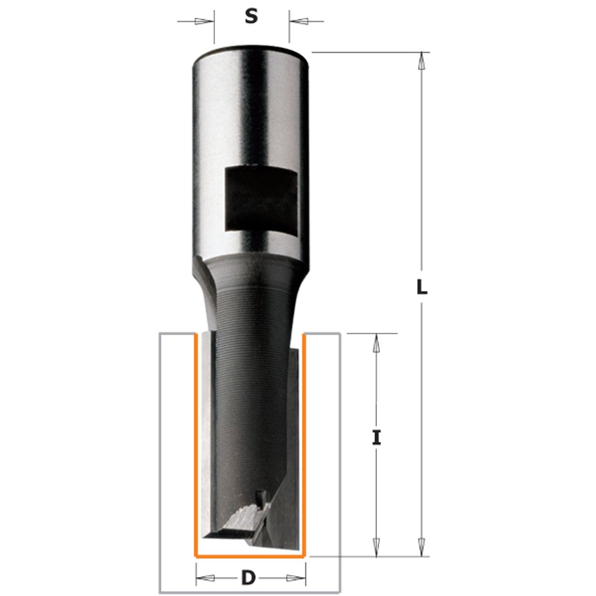 CMT Overfræsebor HM 6x14/50 M10