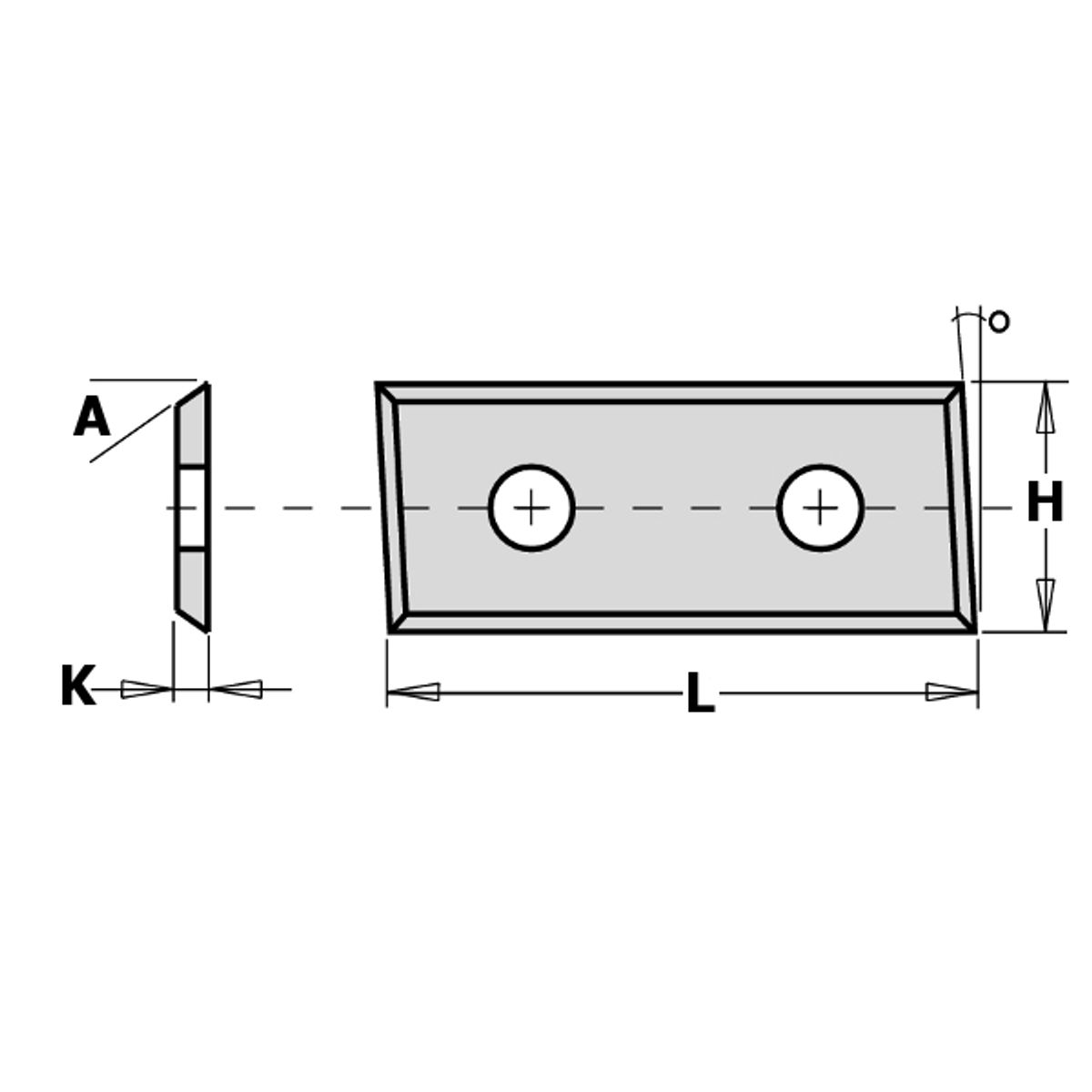 CMT Vendeplatte 28,3x12x1,5 3 ° CMT