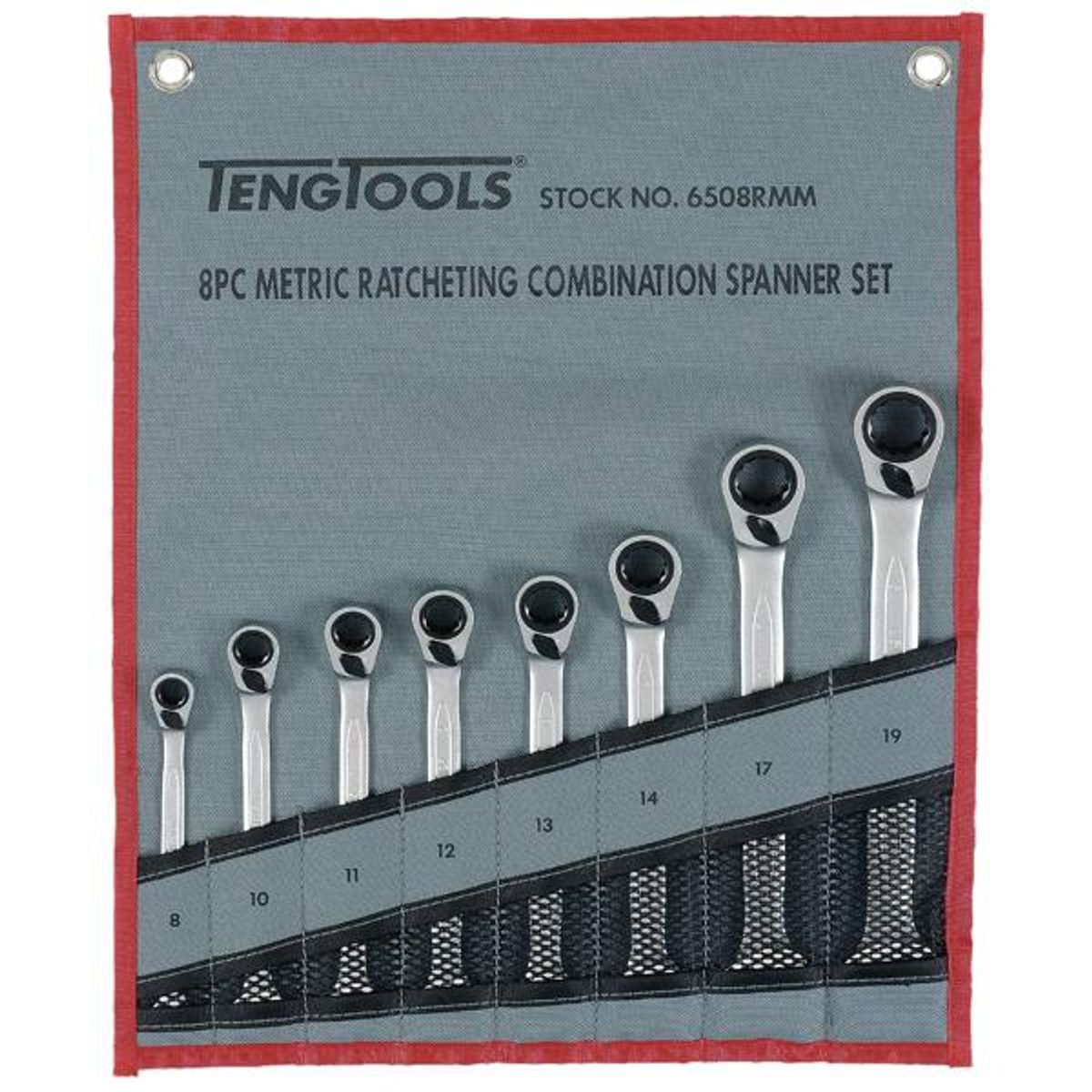 Teng Tools Skraldenøglesæt 6508RMM