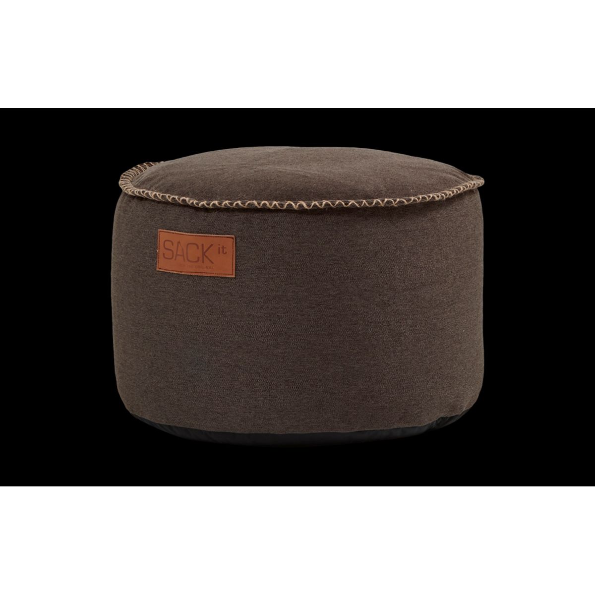 Puf RETROit Canvas drum Dark Brown