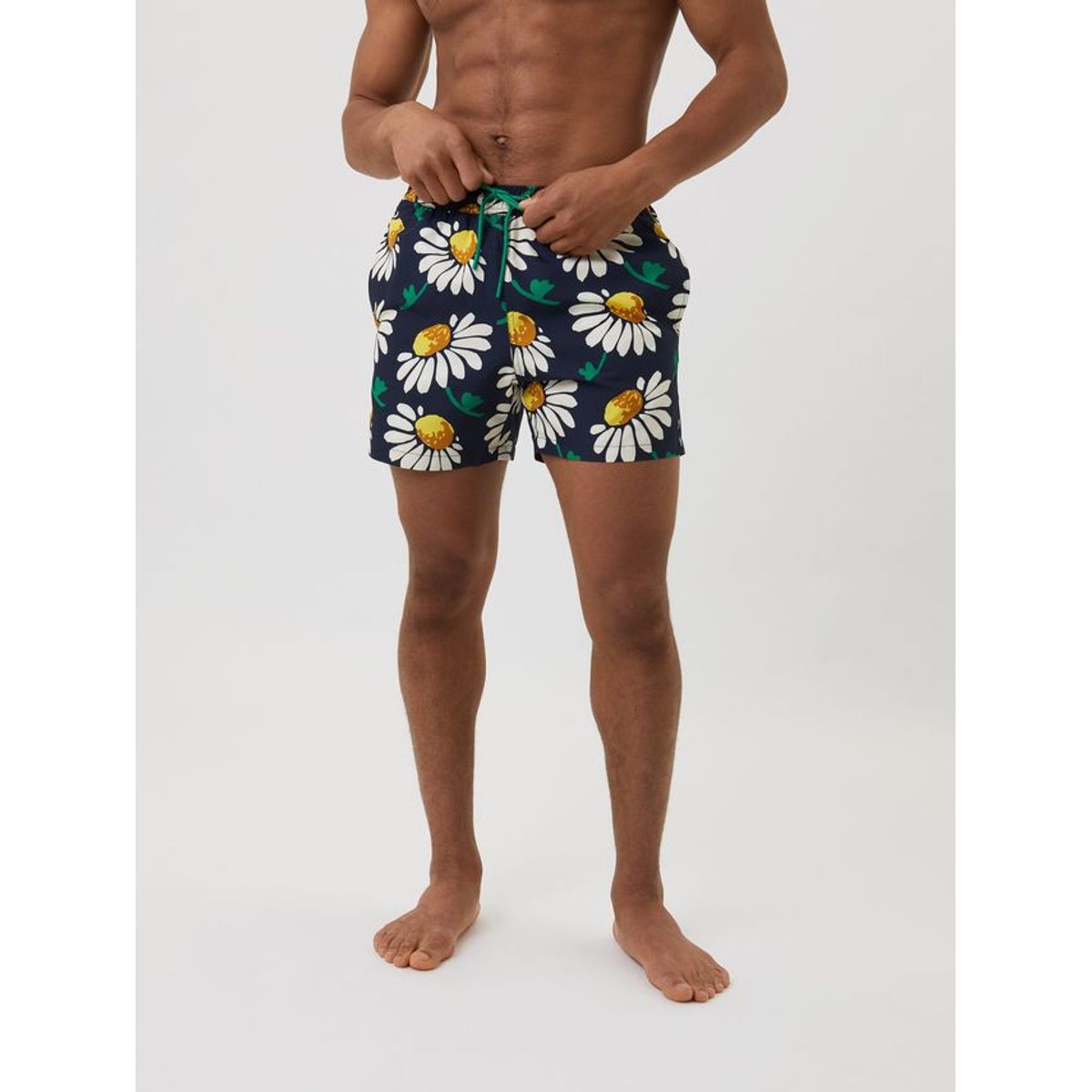 BORG PRINT SWIM SHORTS, BB SUMMER LEAFS