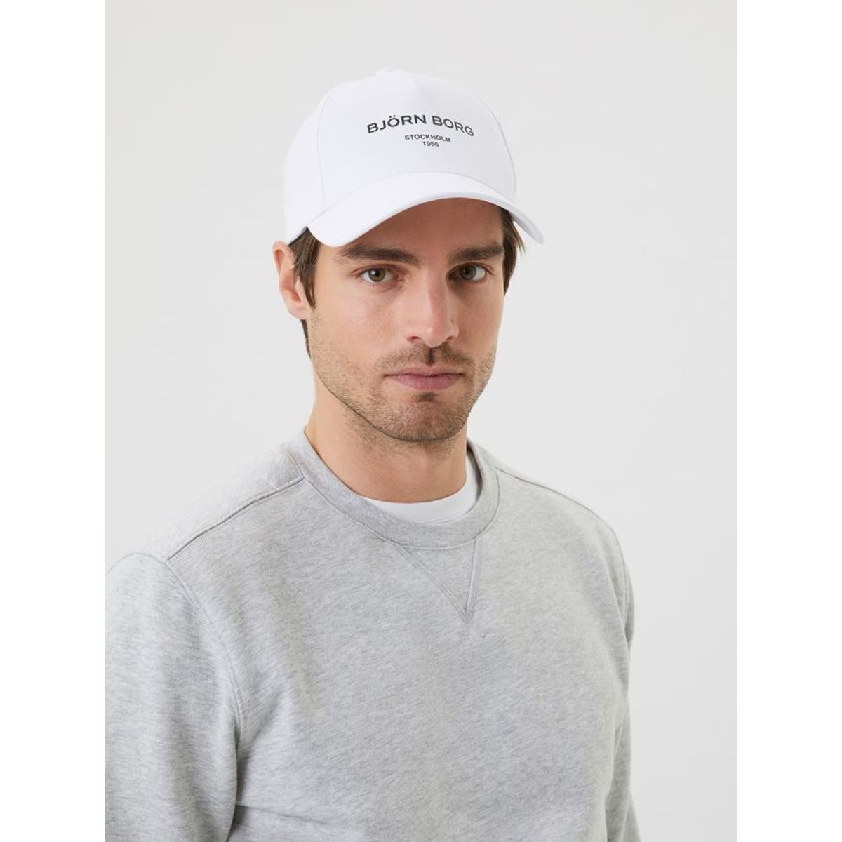 BORG STRETCH CAP, BRILLIANT WHITE