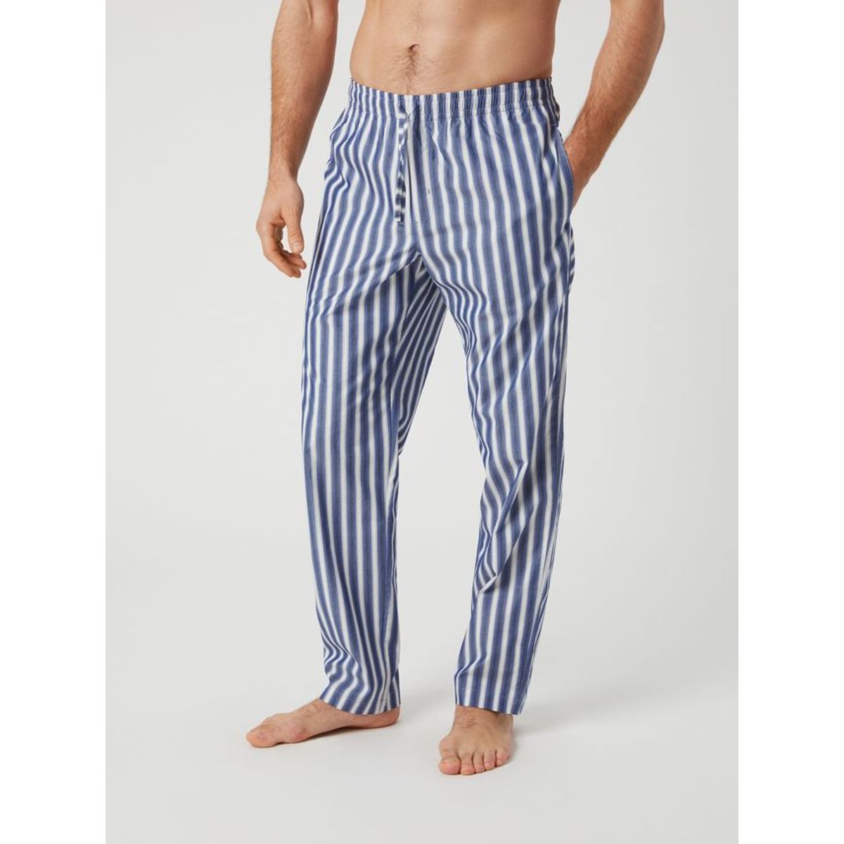 CORE WOVEN PYJAMA PANTS, BB BLUE POPLIN STRIPE