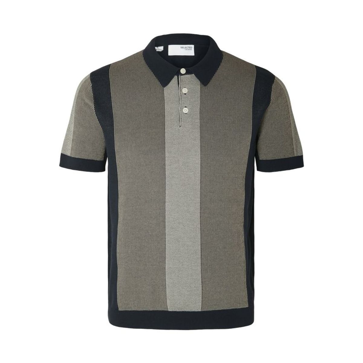 SLHMATTIS SS KNIT STRIPE POLO