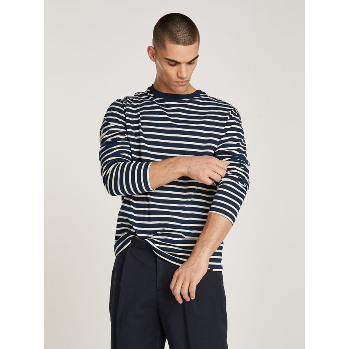 TJM REG BRETON STRIPE LS