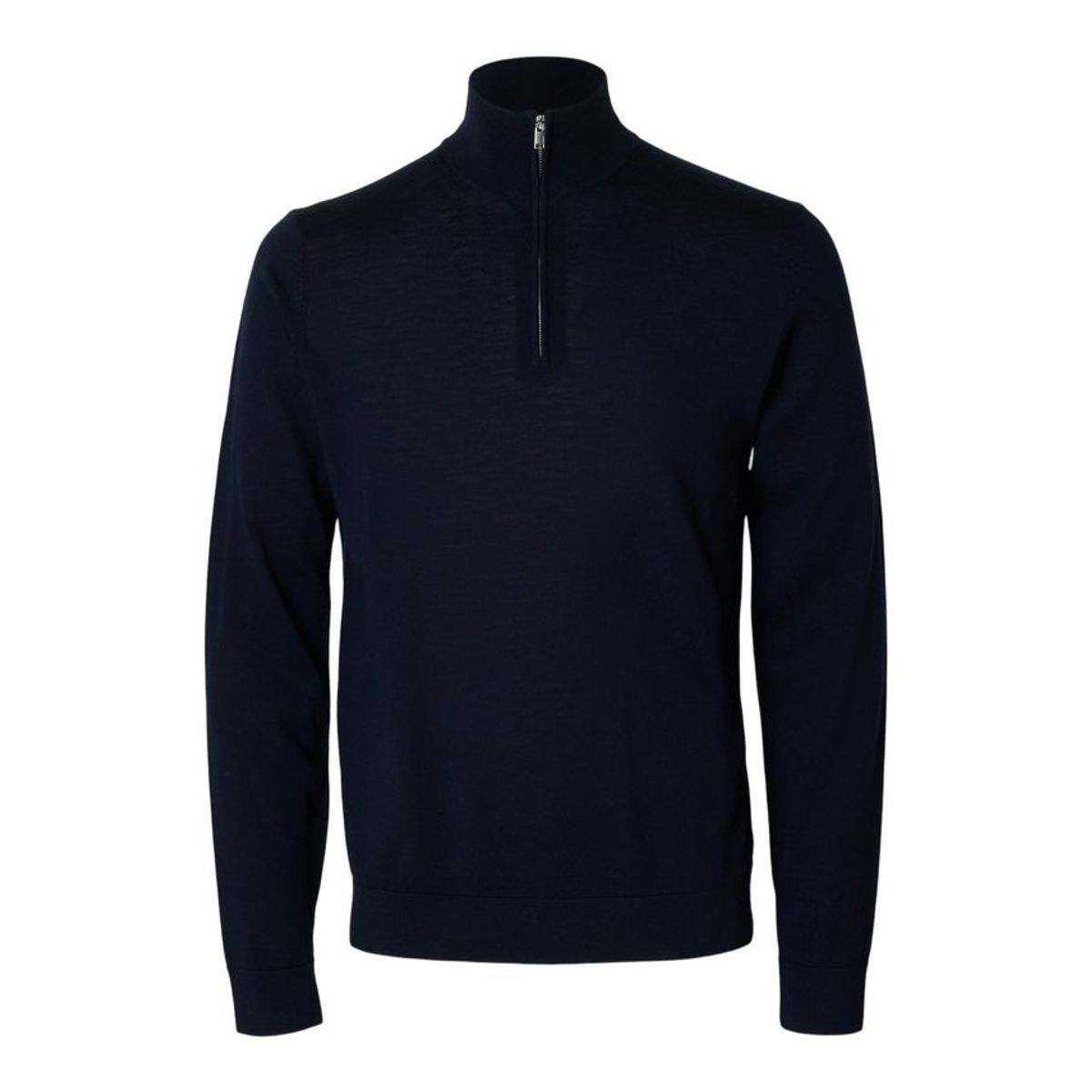 SLHTRAY LS KNIT MERINO HALF ZIP NOO