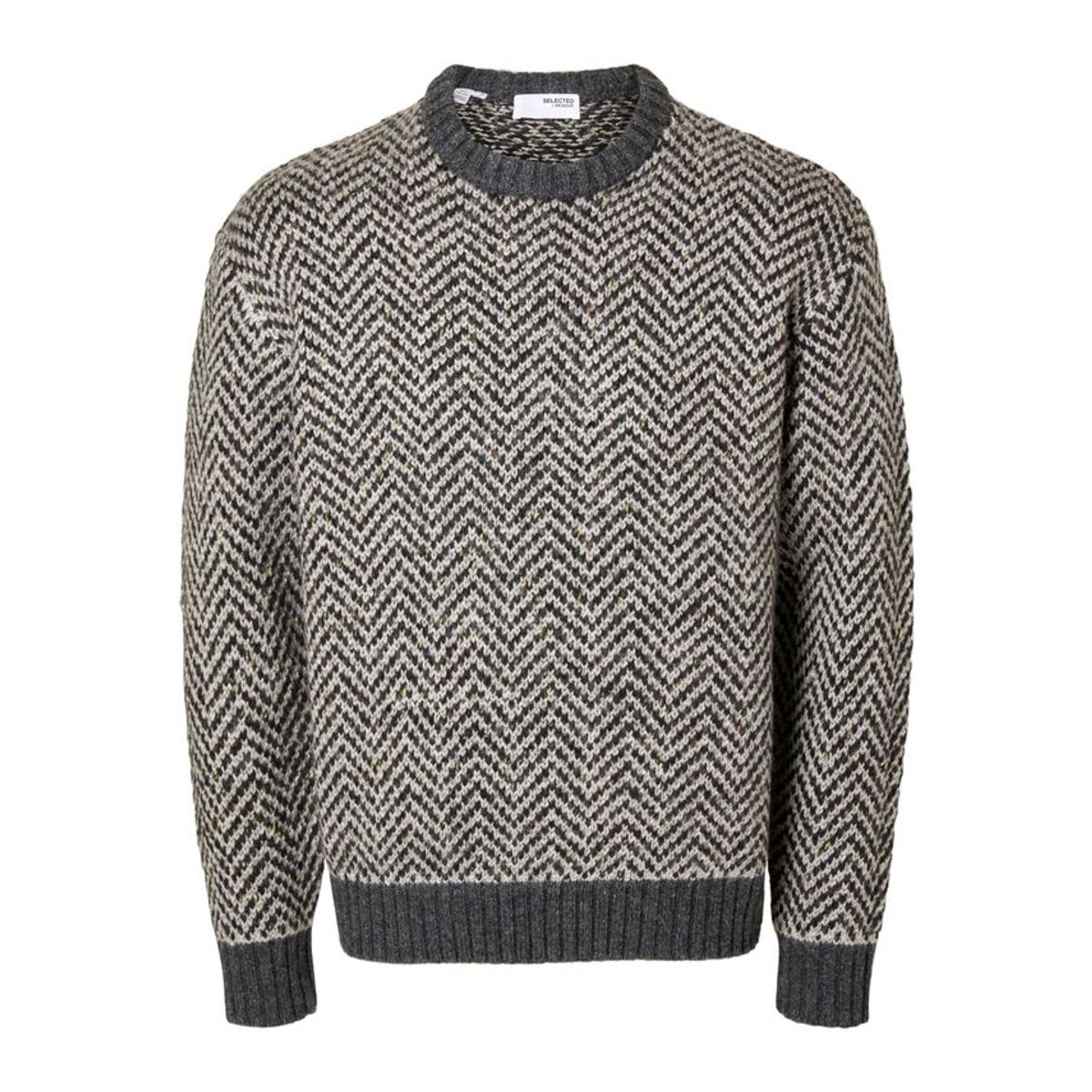 SLHHARRY LS KNIT RELAXED CREW NECK