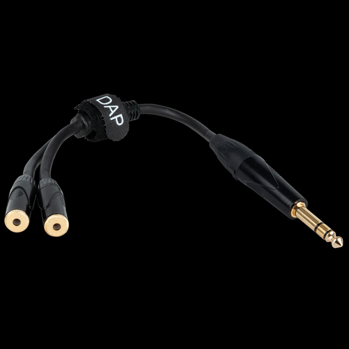 DAP FLA5 male stereo jack to 2 female stereo mini-jack 0.3 m, black