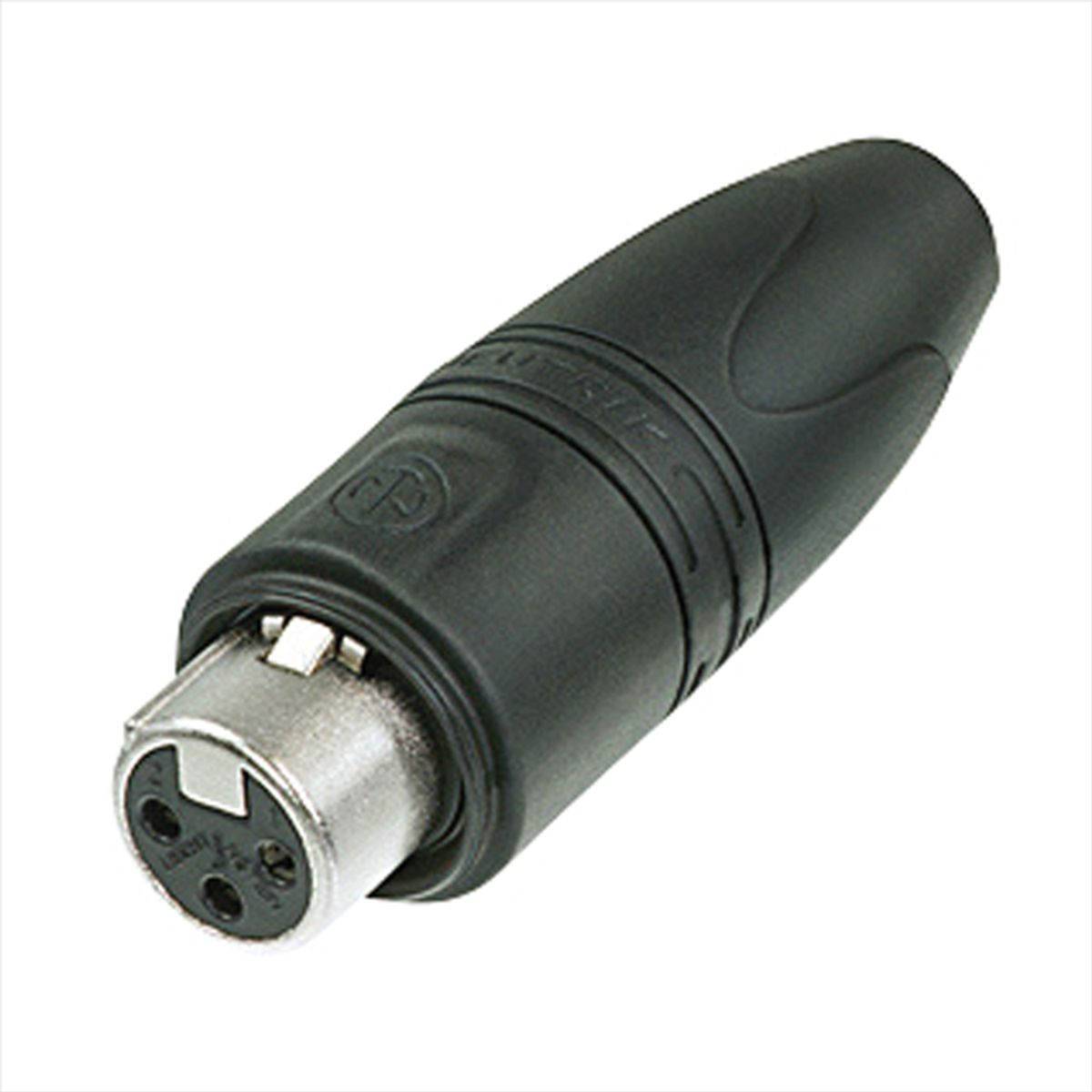 Neutrik XLR 3P 'Heavy Duty' IP Connector - female - (gold contacts - silver housing)