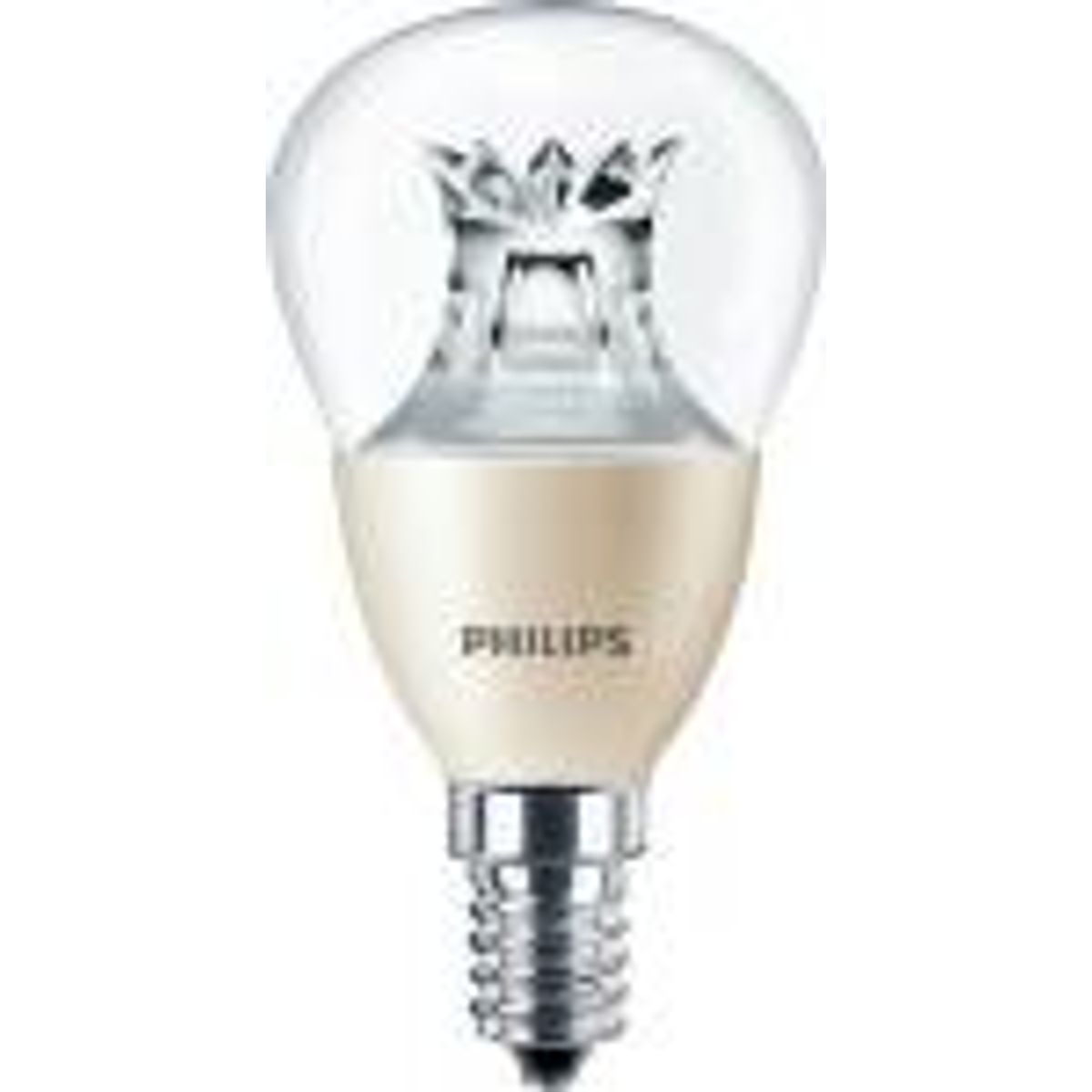 Philips LED Krone Master pære 6w 827 E14 (470 lumen ra>80 dæmpbar) (6w=40w)