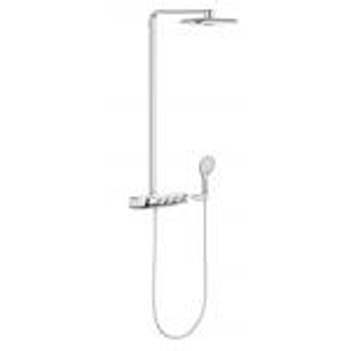 GROHE Rainshower SmartControl 360 DUO Brusesystem med termostat til vægmontering. Krom