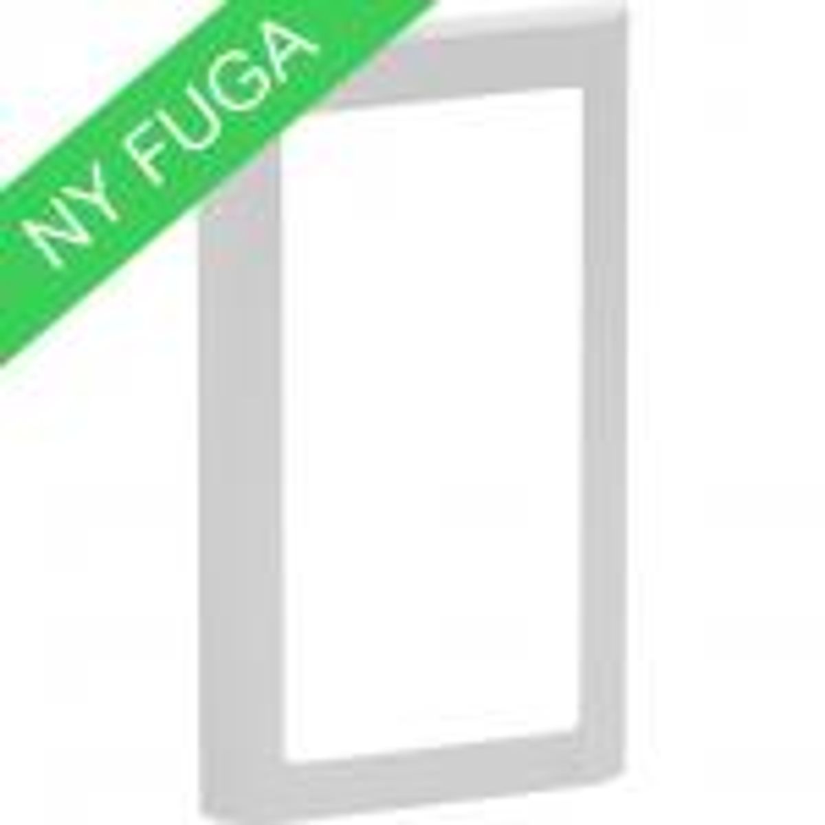 LK FUGA ® Design Ramme 63 Soft, 2 modul lodret, lysegrå