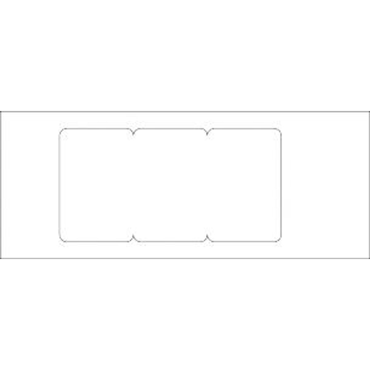 LÅGUDSNIT 3X1,5 MODUL FUGA, 3SE/FB60130 PERLEHVID