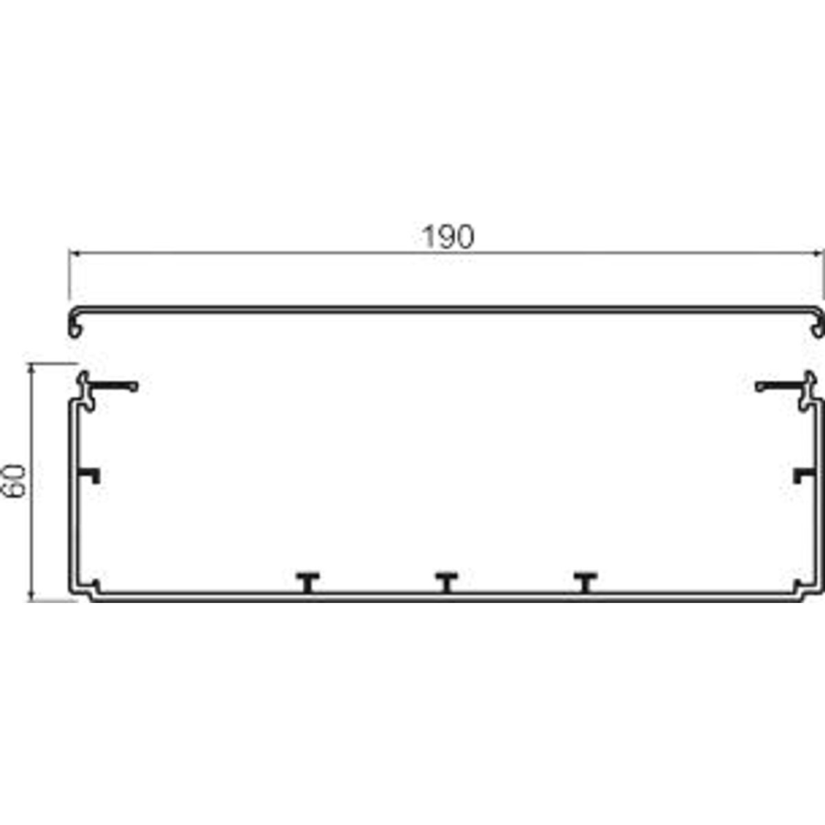 Kabelkanal Kompl.lf 60190 Pg