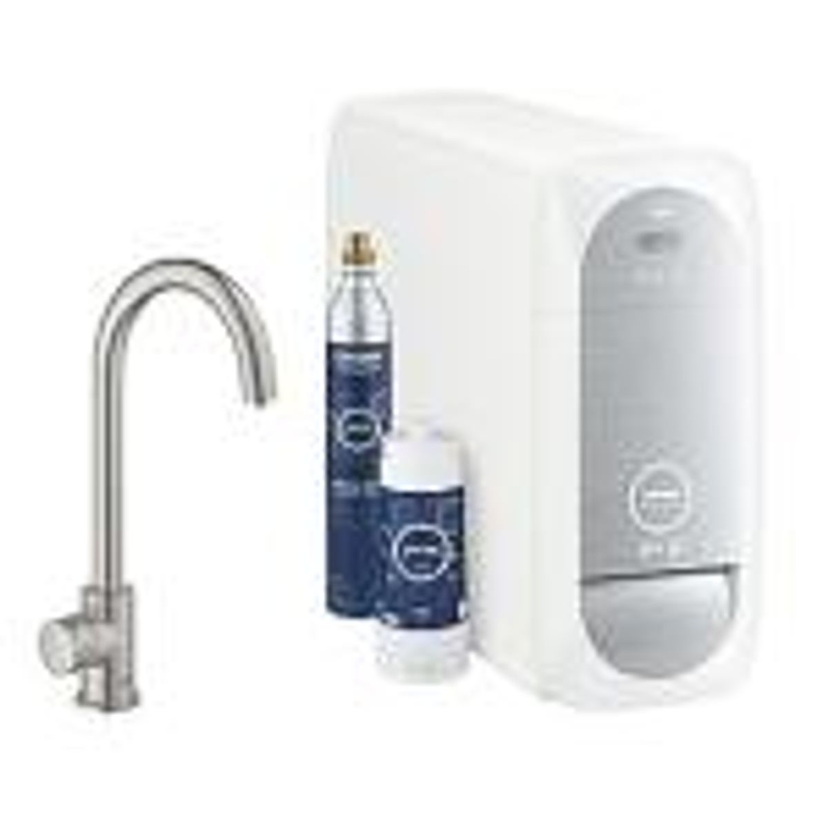 GROHE Blue Home Mono standhane startsæt. C-tud. Supersteel