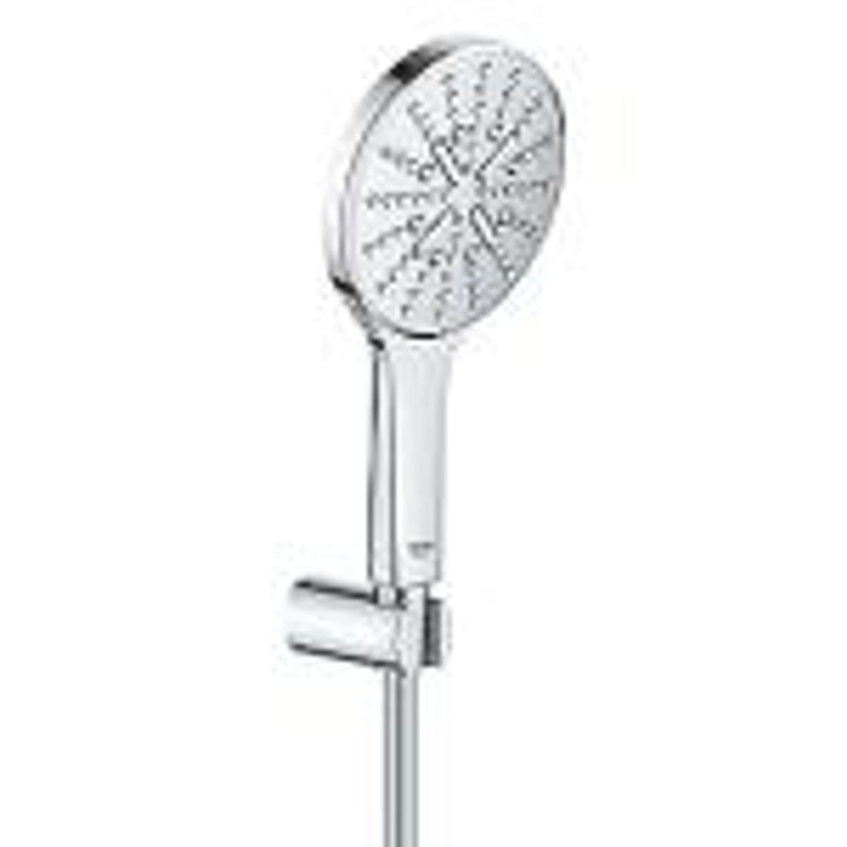 GROHE Rainshower SmartActive 130 håndbrusersæt 3 sprays, med håndbruse holder, Silverflex bruseslange 1.500 mm