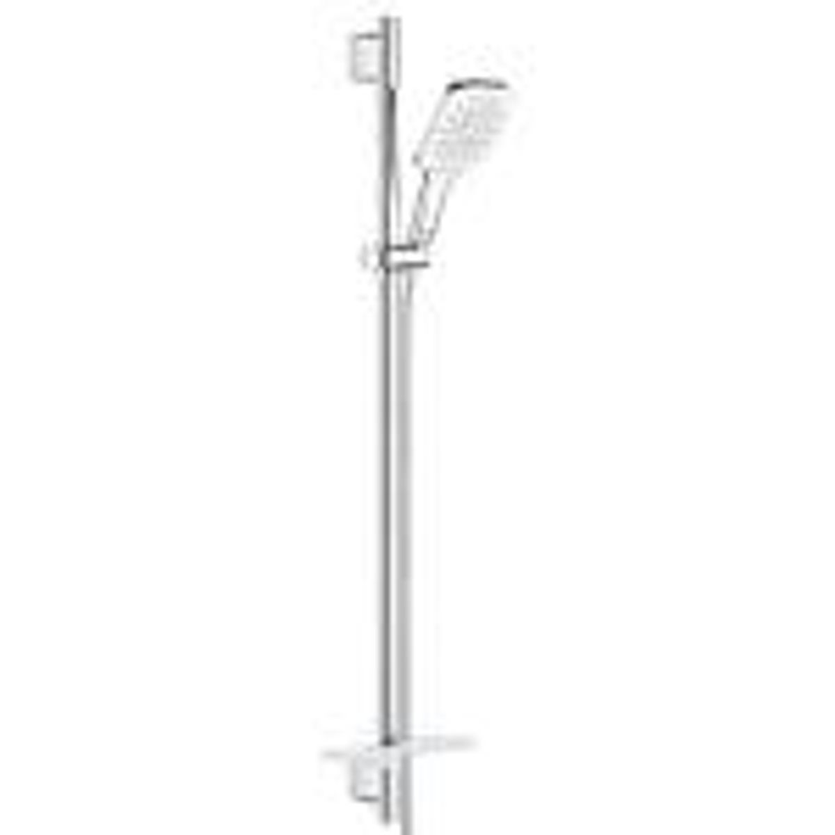 GROHE Rainshower SmartActive CUBE brusestangsæt med brusestang 900mm, med vægholdere, Silverflex bruserslange 1.750 mm