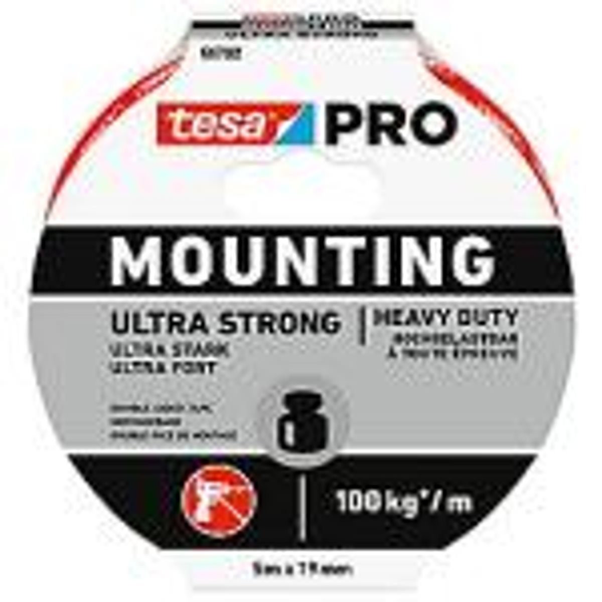 tesa monteringstape 5mx9mm PRO 66792, dobbeltklæbende ultra stærk skumtape