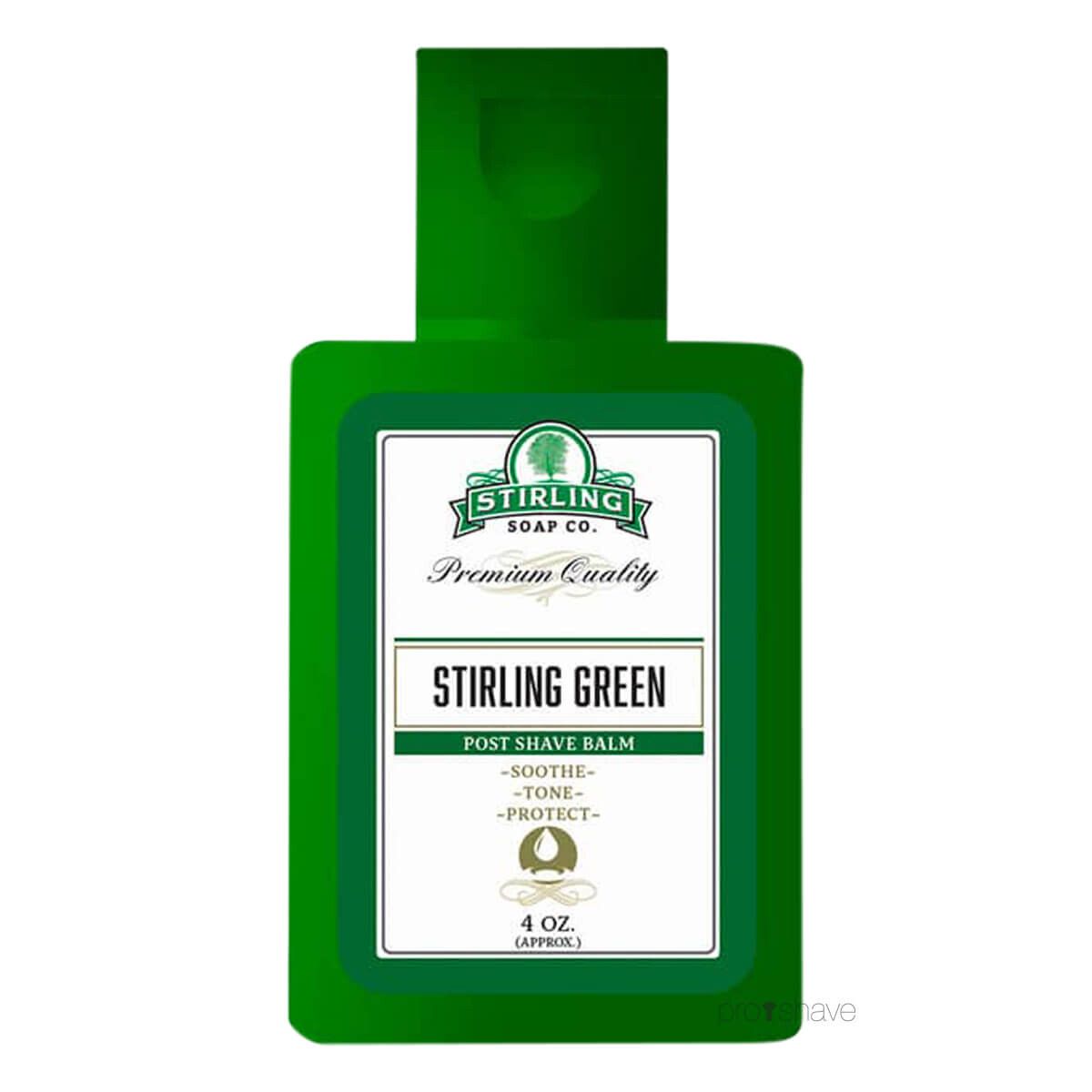 Stirling Soap Co. Aftershave Balm, Stirling Green, 118 ml.