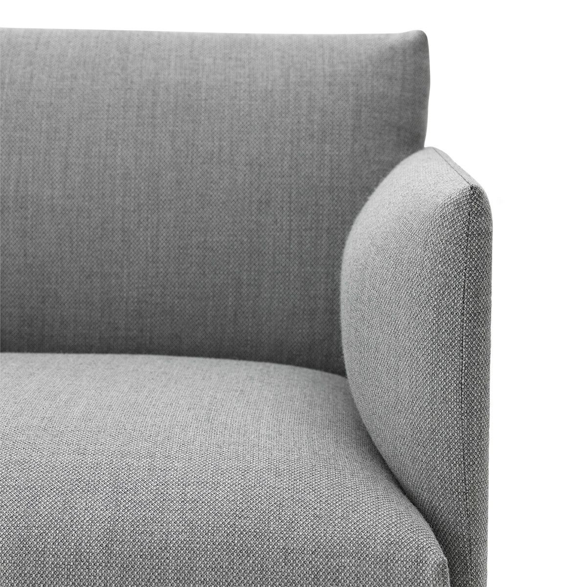 Outline sofa / Chaiselongue fra Muuto (chaiselong, højre, Fiord 151)