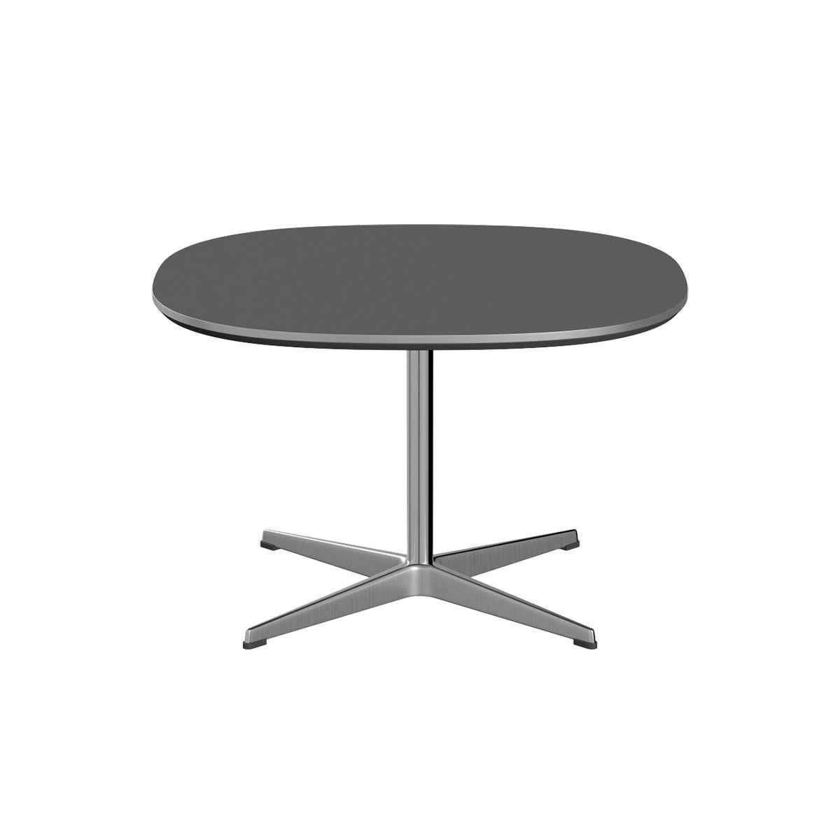 Piet Hein A202 Sofabord, 75 x 75 cm fra Fritz Hansen (Grey Bromo m. alukant (specialfarve))