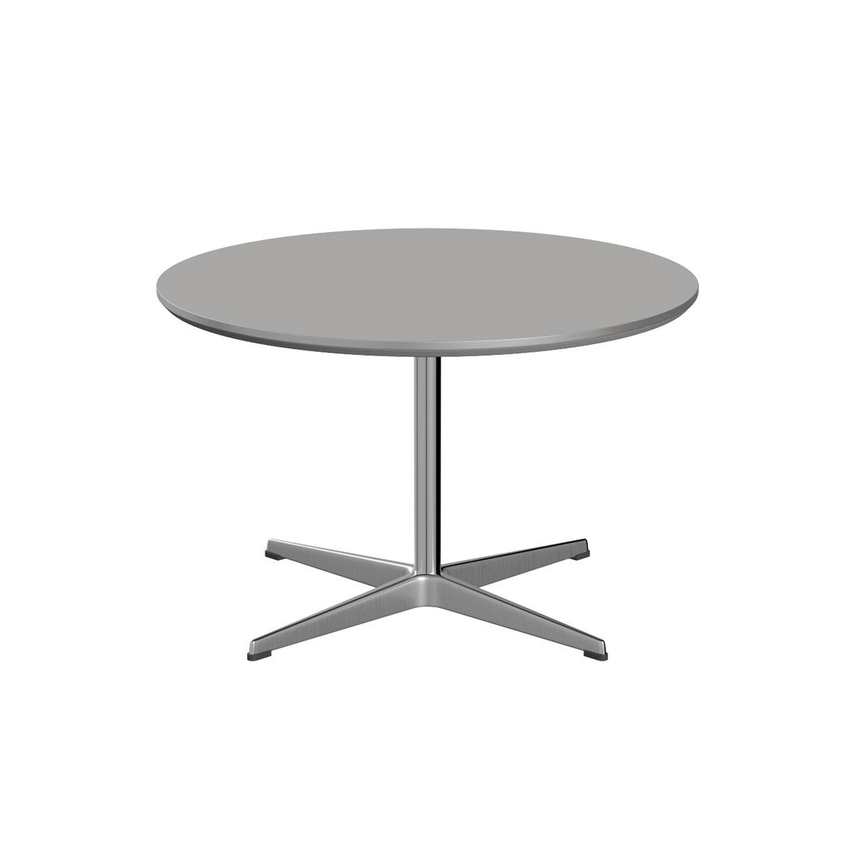 Piet Hein A222 Sofabord, Ø75 cm fra Fritz Hansen (Grey Efeso m. alukant (specialfarve))