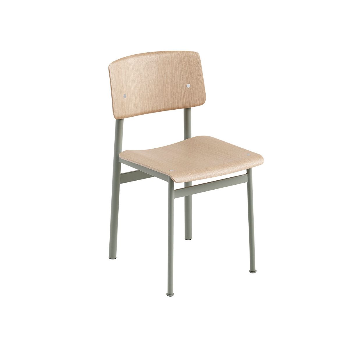 Loft Chair fra Muuto (Oak/ dusty green)