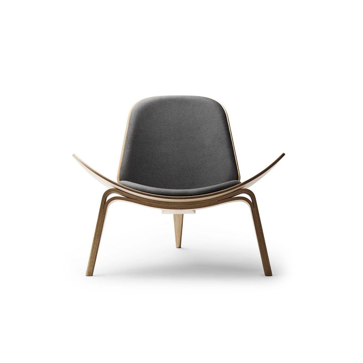 CH07 Skalstolen af Hans J. Wegner (Lak, Eg/lædergruppe C)