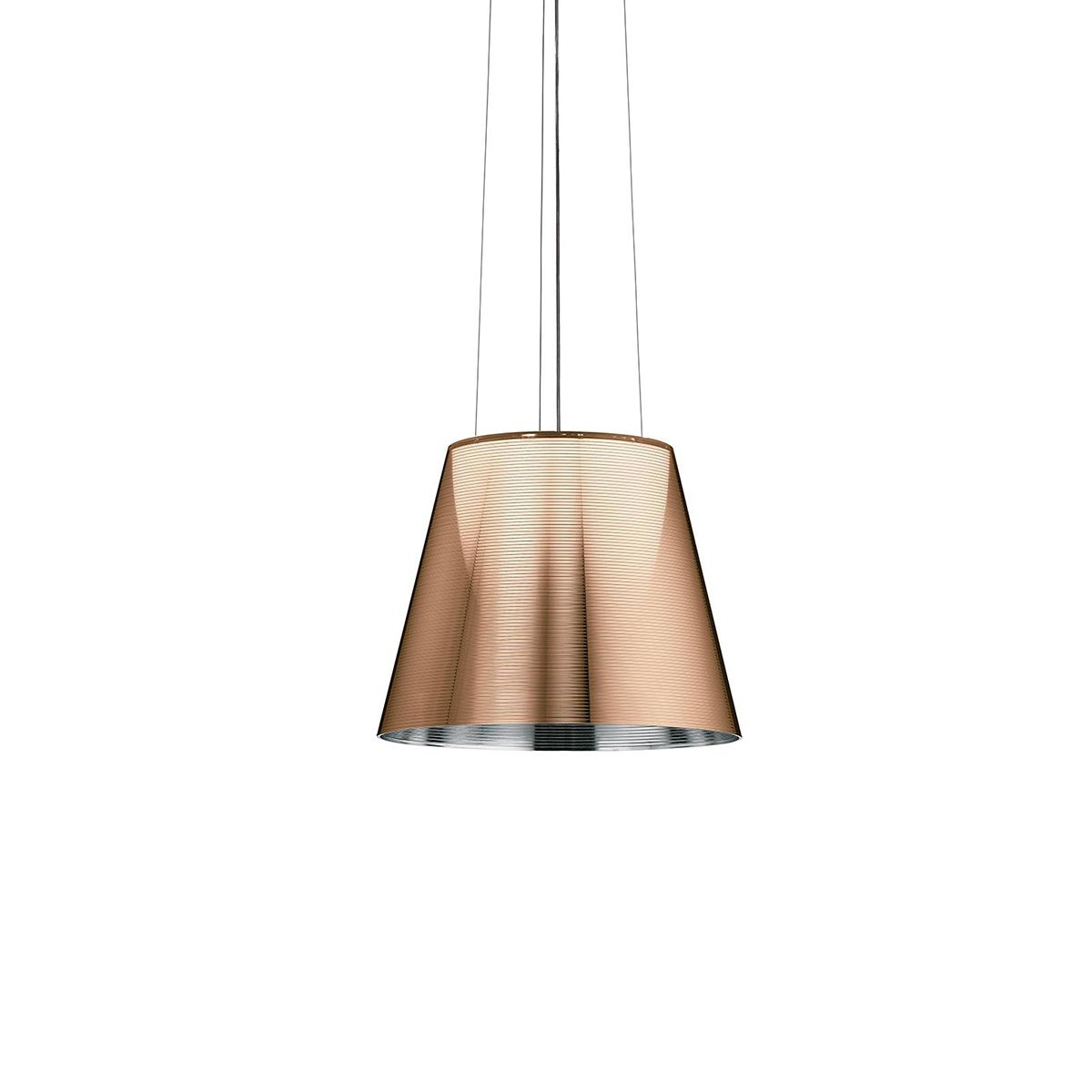 KTribe S2 Pendel fra Flos (Aluminiseret bronze)