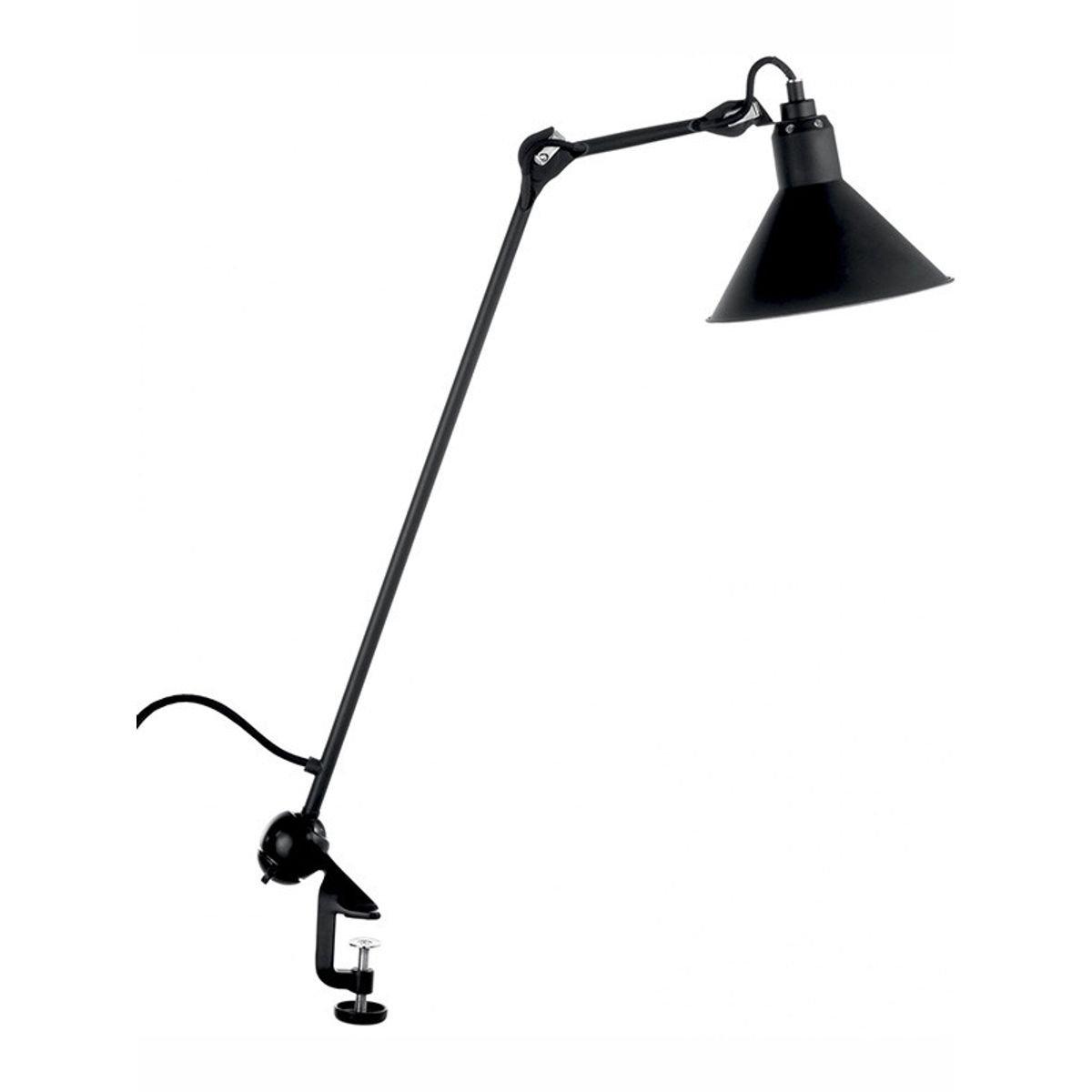 Nr. 201 bordlampe fra Lampe Gras (Sort stel, Sort)