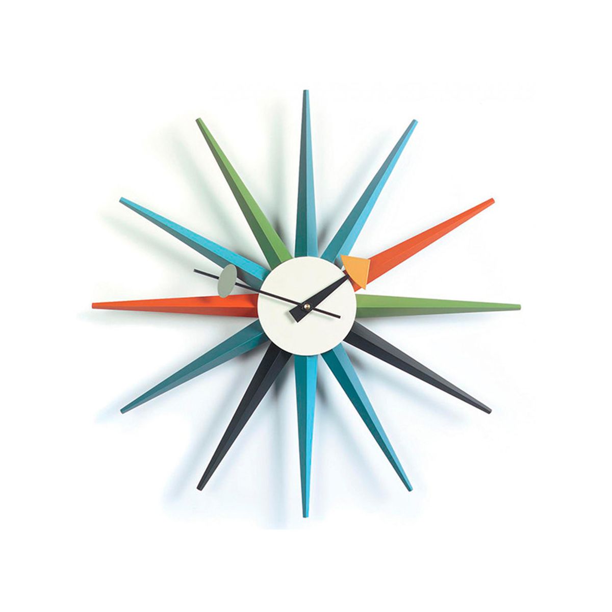 Sunburst Clock fra Vitra (Multifarvet)