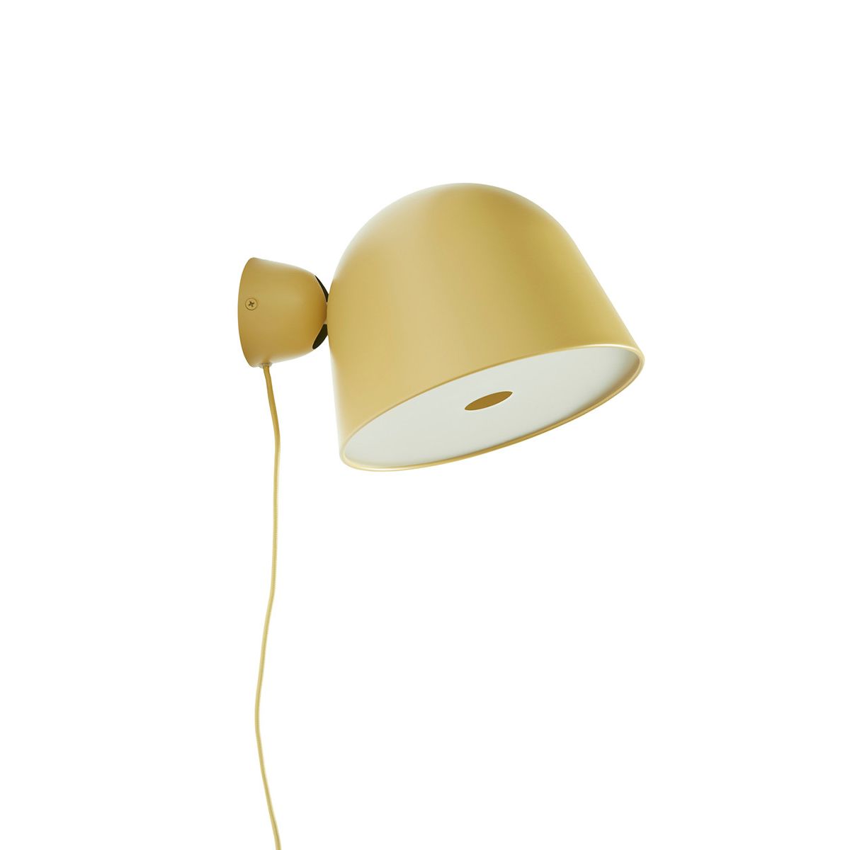 Kuppi Wall Lamp fra Woud (Mustard yellow)