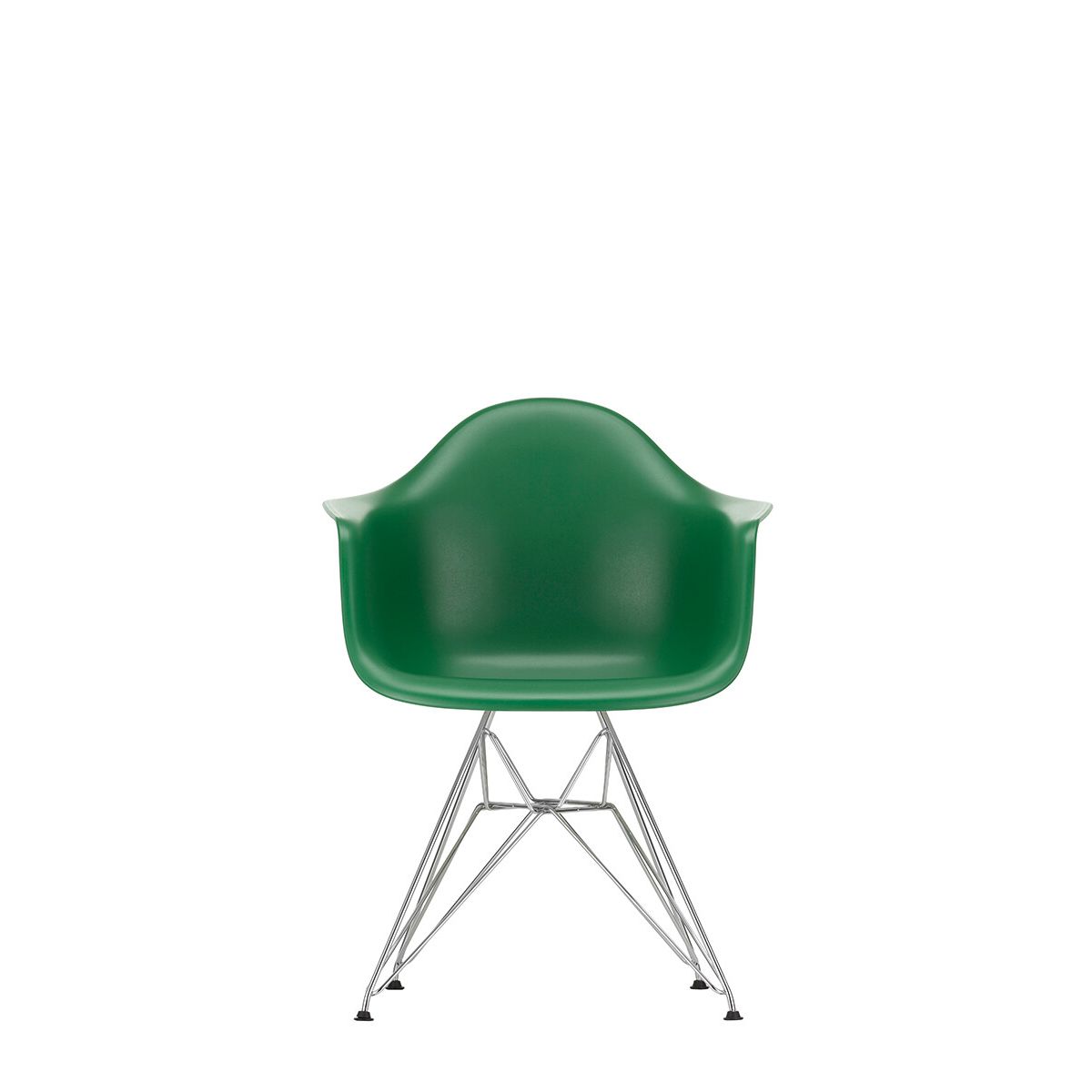 Eames Plastic Armchair DAR, forkromet fra Vitra (Emerald)