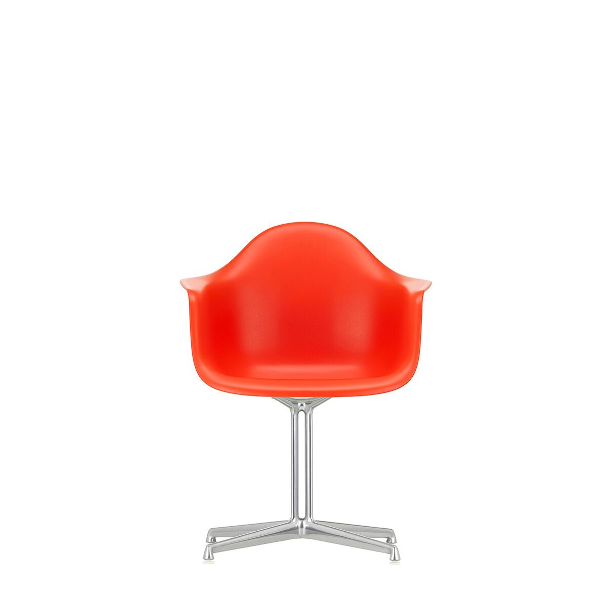 Eames Plastic Armchair DAL fra Vitra (Poppy red)