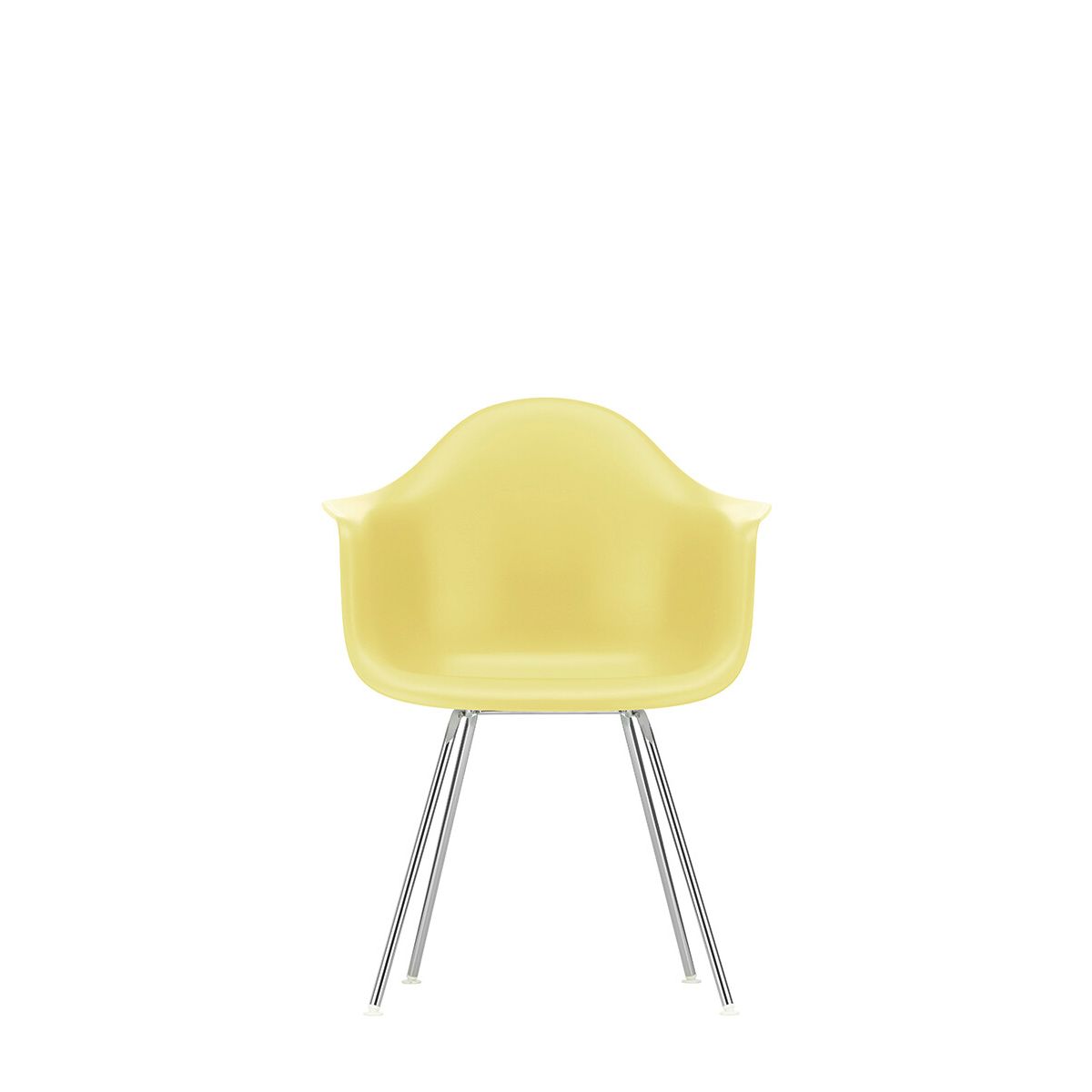 Eames Plastic Armchair DAX, forkromet fra Vitra (Citron)