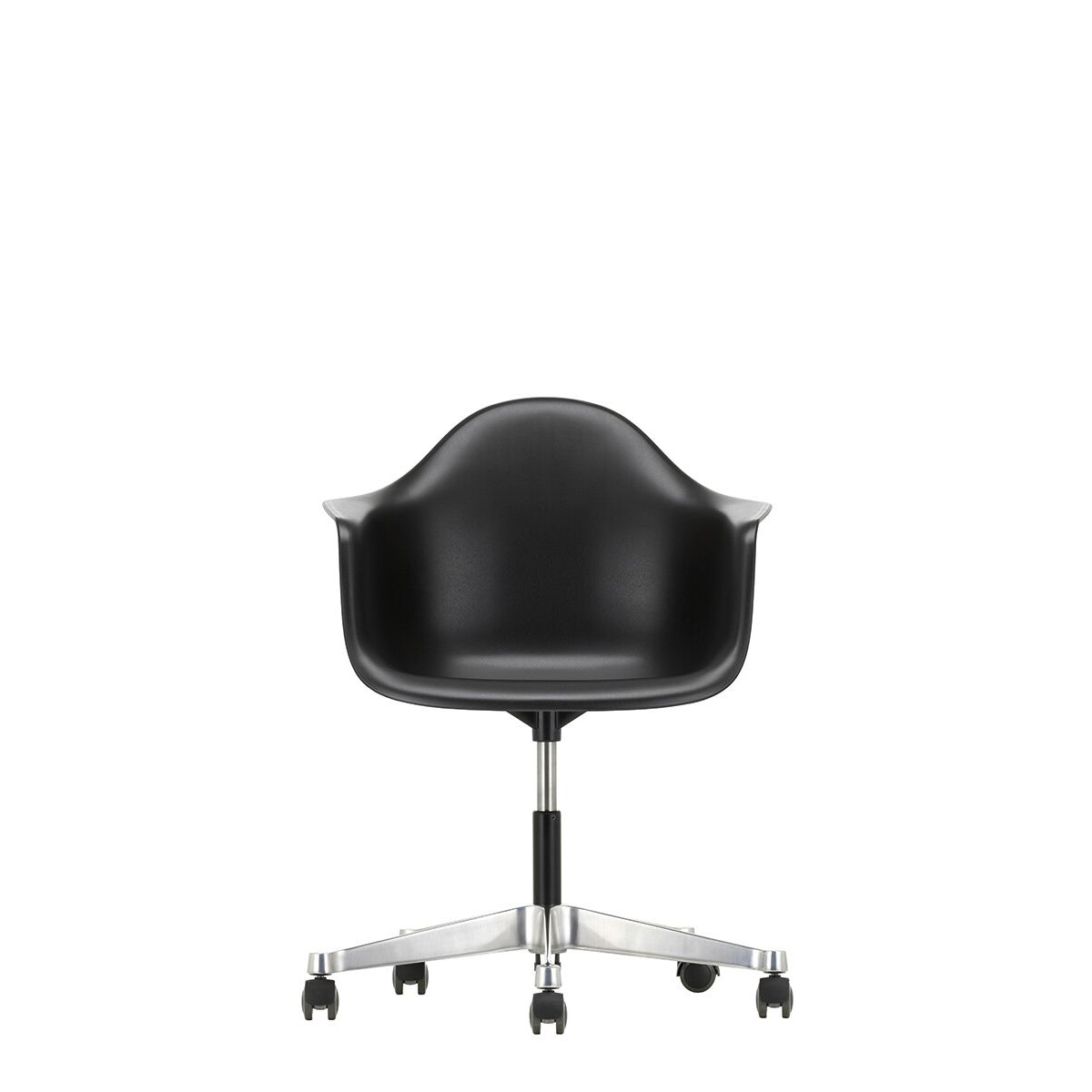 Eames Plastic Armchair PACC fra Vitra (Deep black)