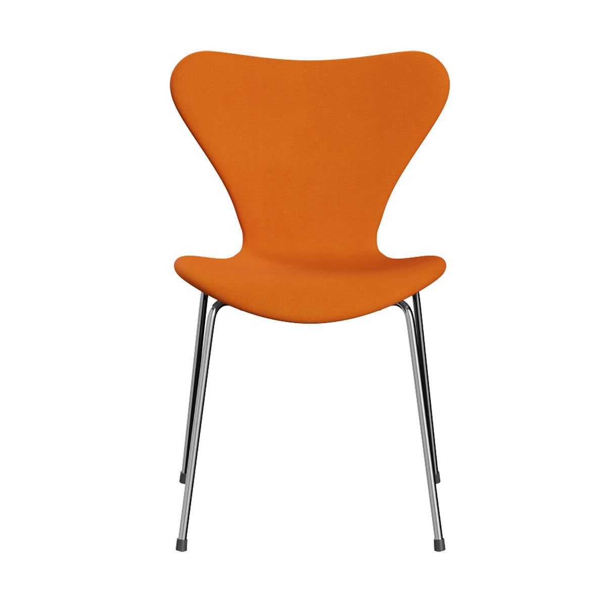 3107 Serie 7, fuldpolstret af Arne Jacobsen (Divina, 444 Orange)