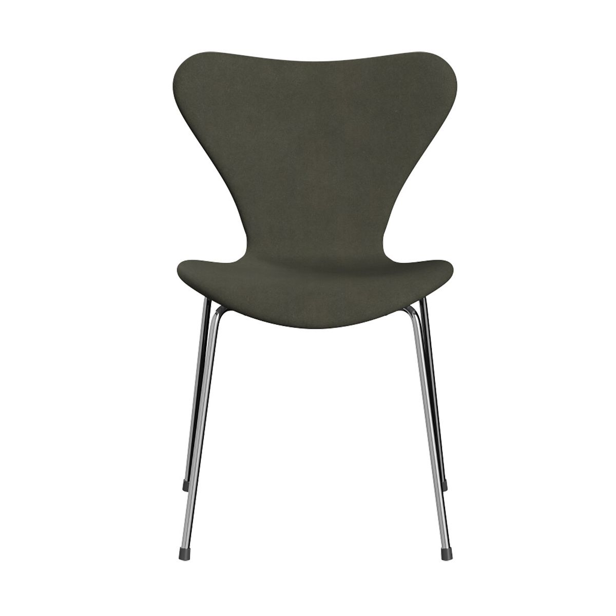 3107 Serie 7, fuldpolstret af Arne Jacobsen (Divina, 944 Millitærgrøn)