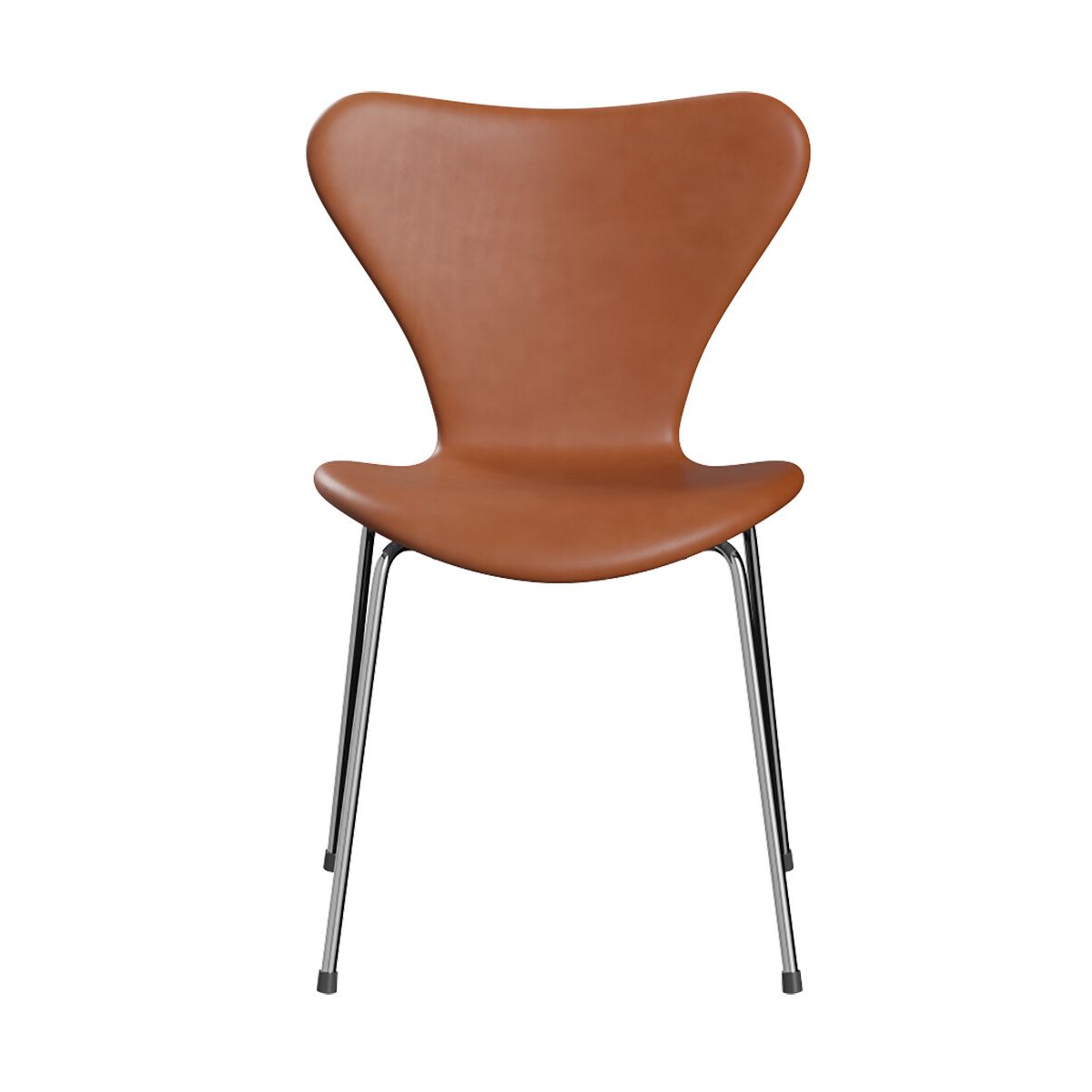 3107 Serie 7, fuldpolstret af Arne Jacobsen (Valnød, Grace læder)