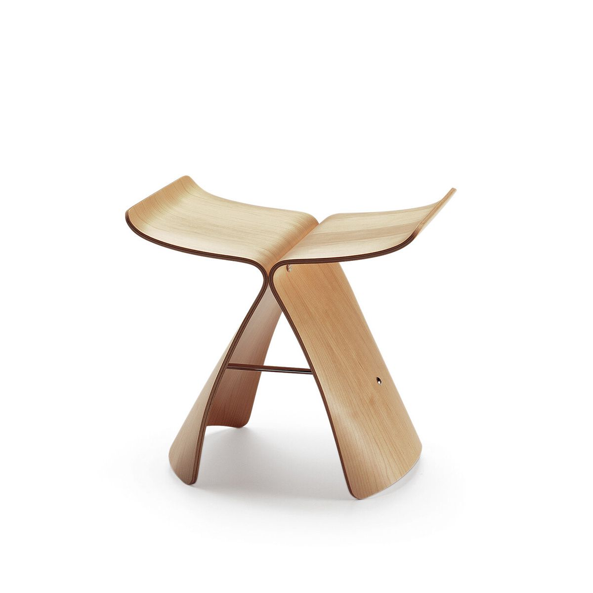 Butterfly Stool, ahorn fra Vitra