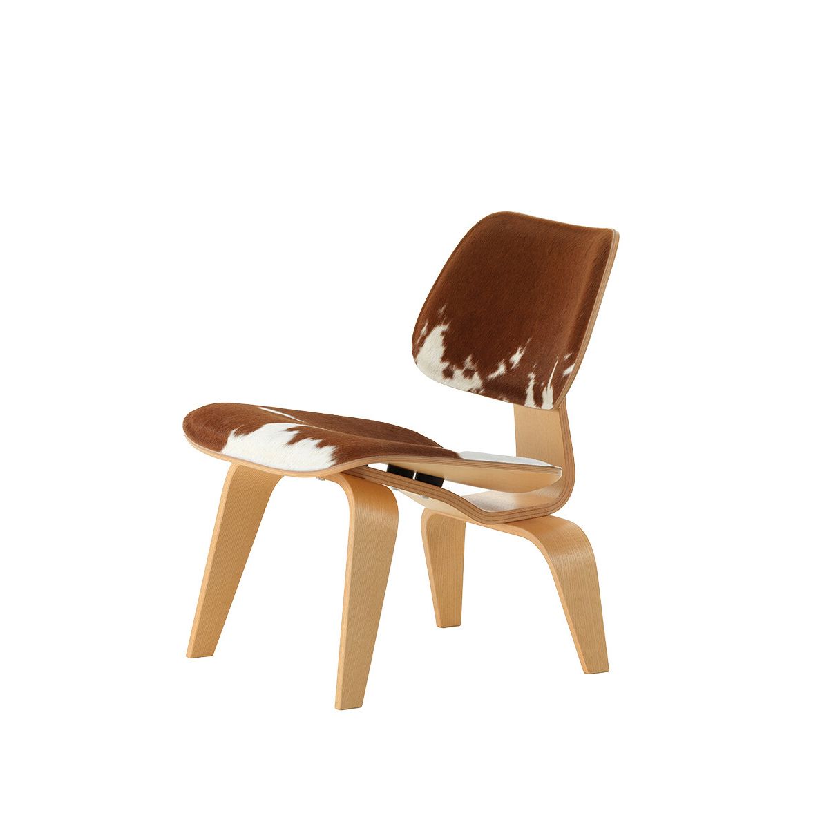 Plywood Group LCW, ash/calf's skin fra Vitra